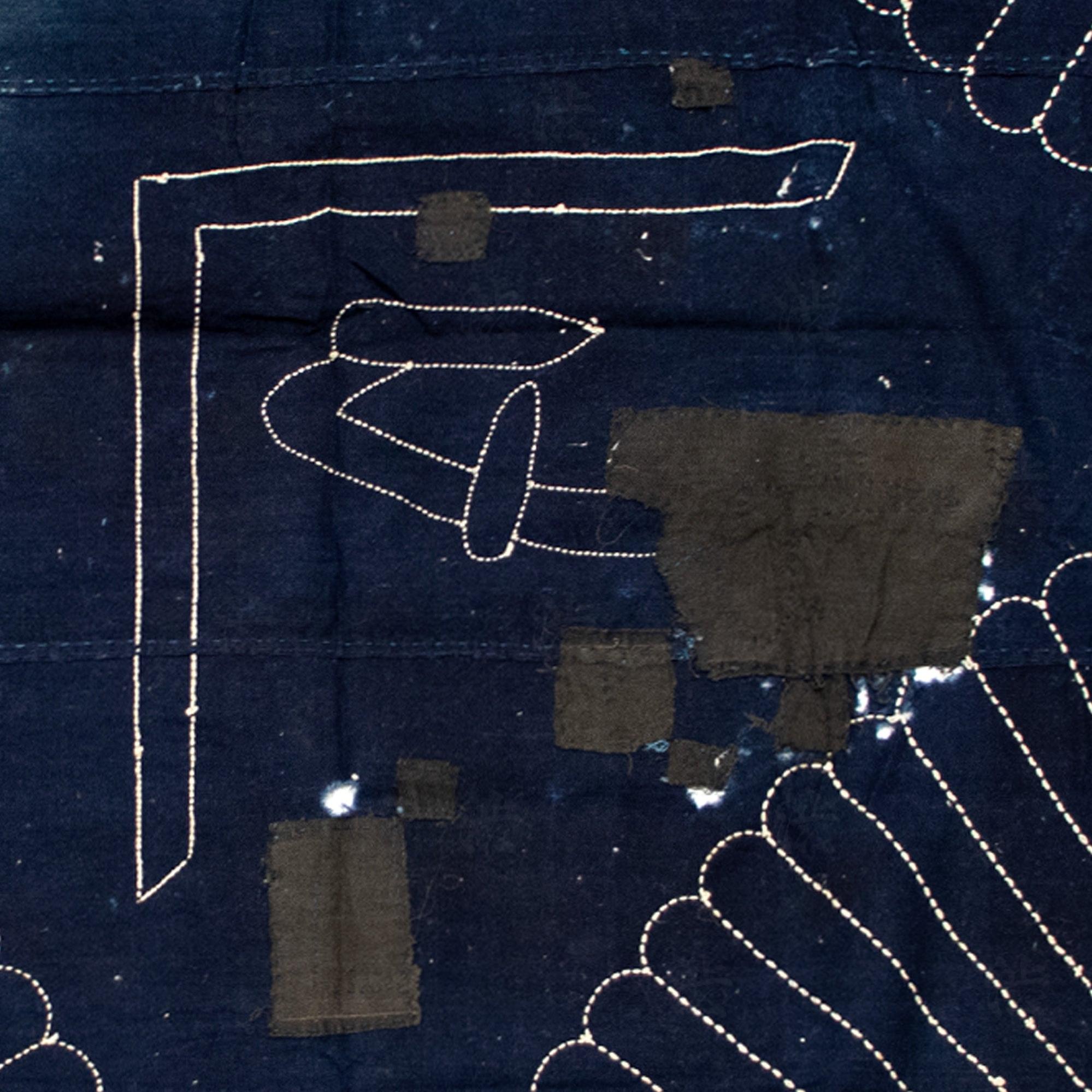 Indigo Sashiko Furoshiki