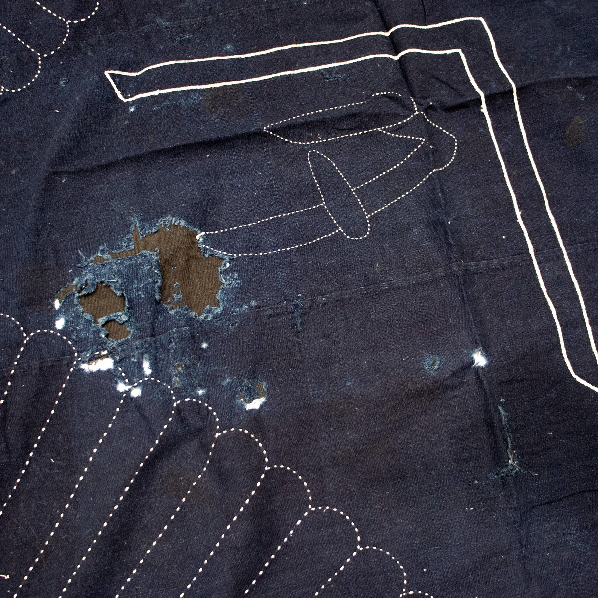 Indigo Sashiko Furoshiki