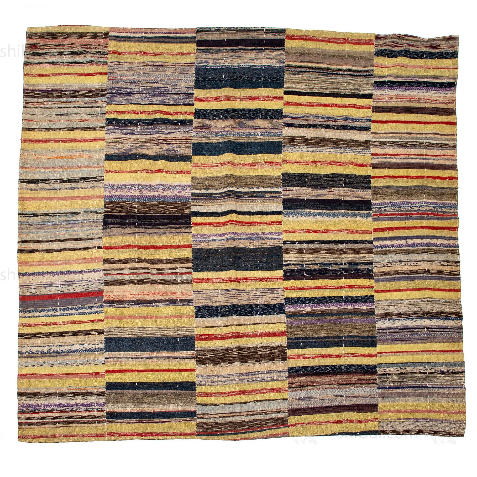 Sakiori Lined Blanket | Japanese Upcycling