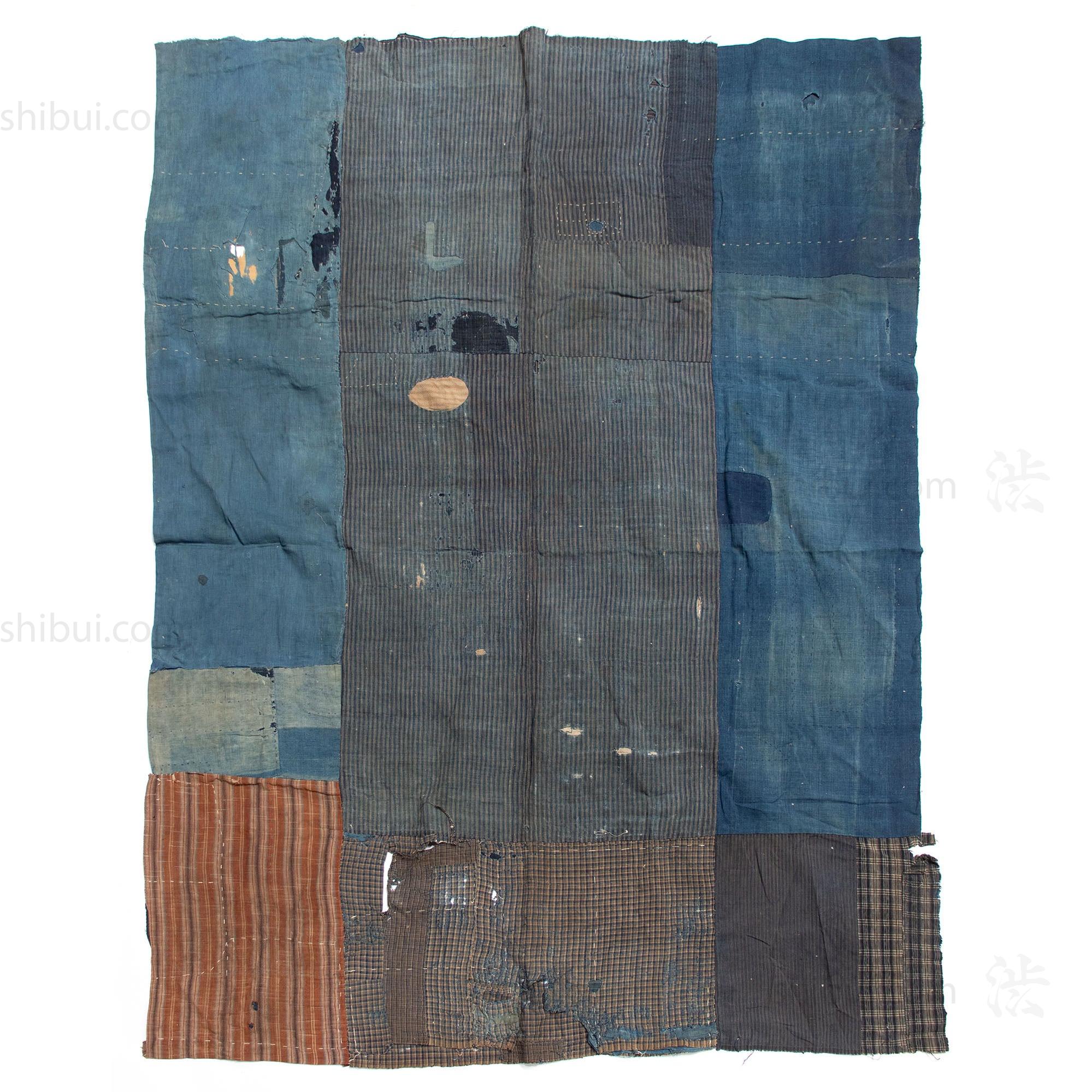 Vintage Japanese Indigo Boro Futonji