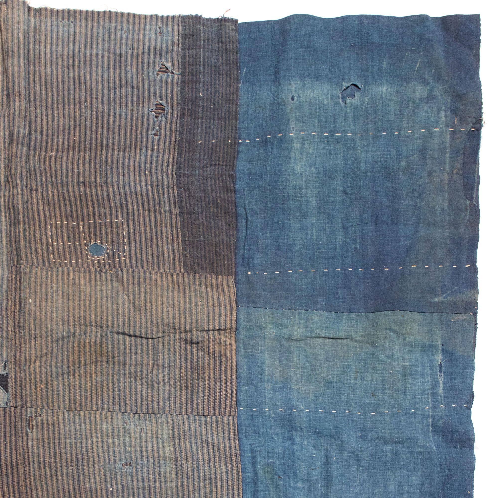 Vintage Japanese Indigo Boro Futonji