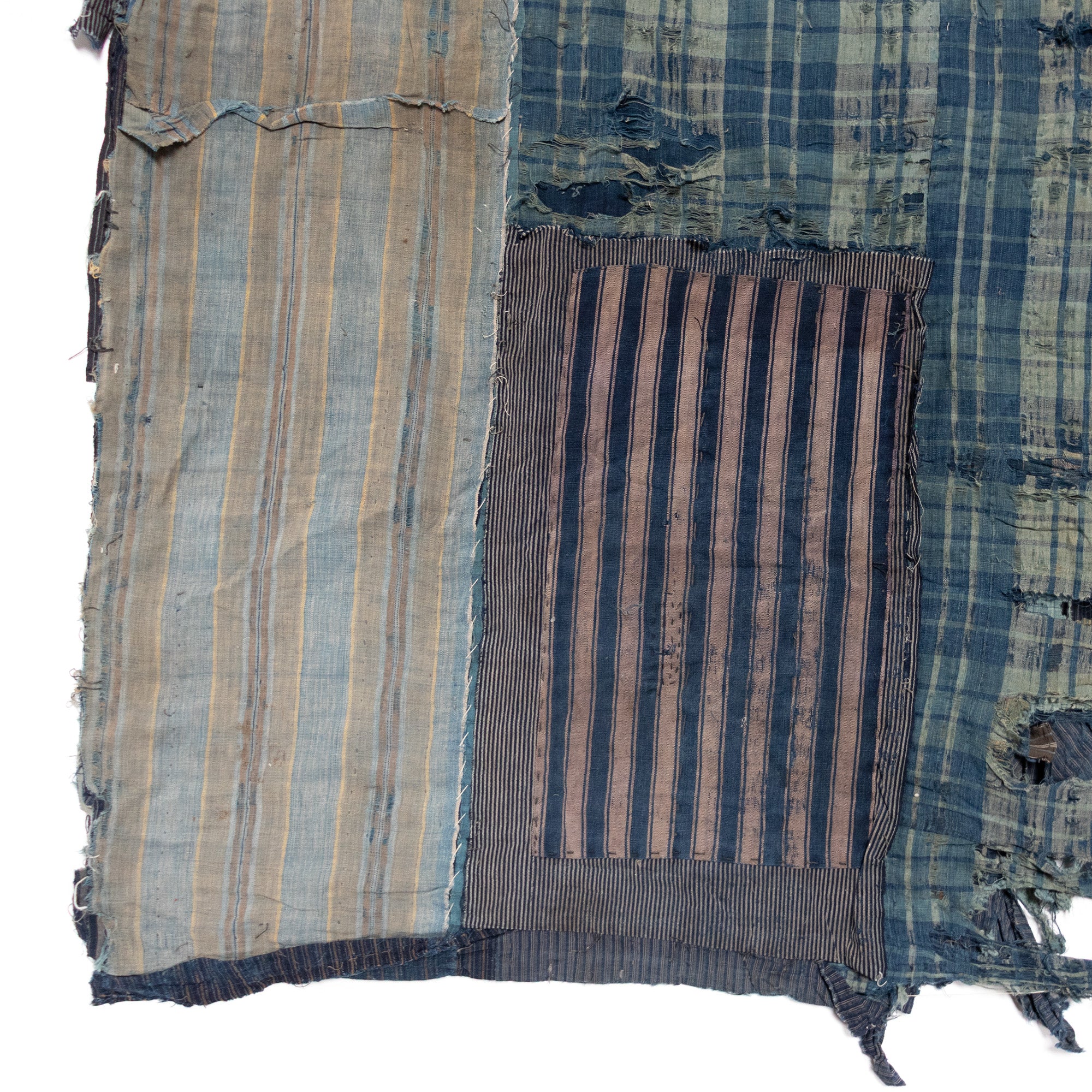 Boro Multilayer Blanket Made From Shima | Japanese Indigo