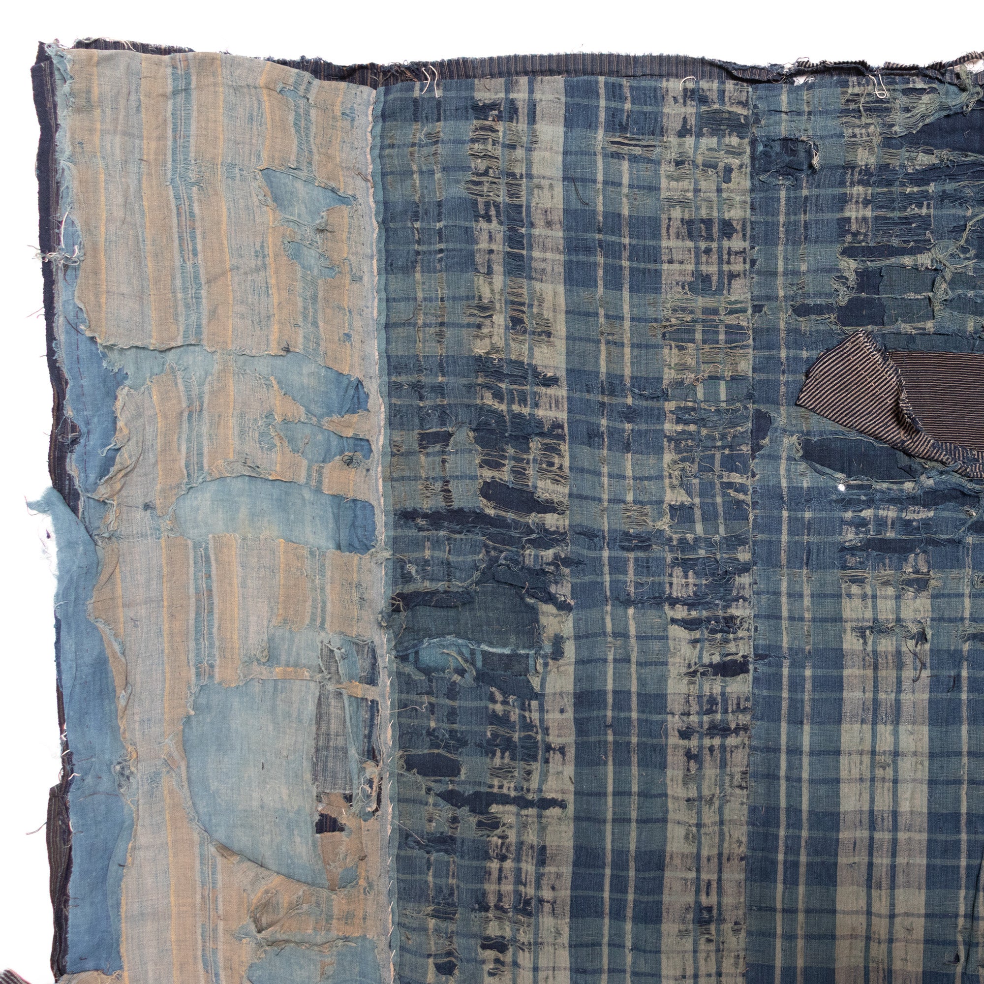 Boro Multilayer Blanket Made From Shima | Japanese Indigo