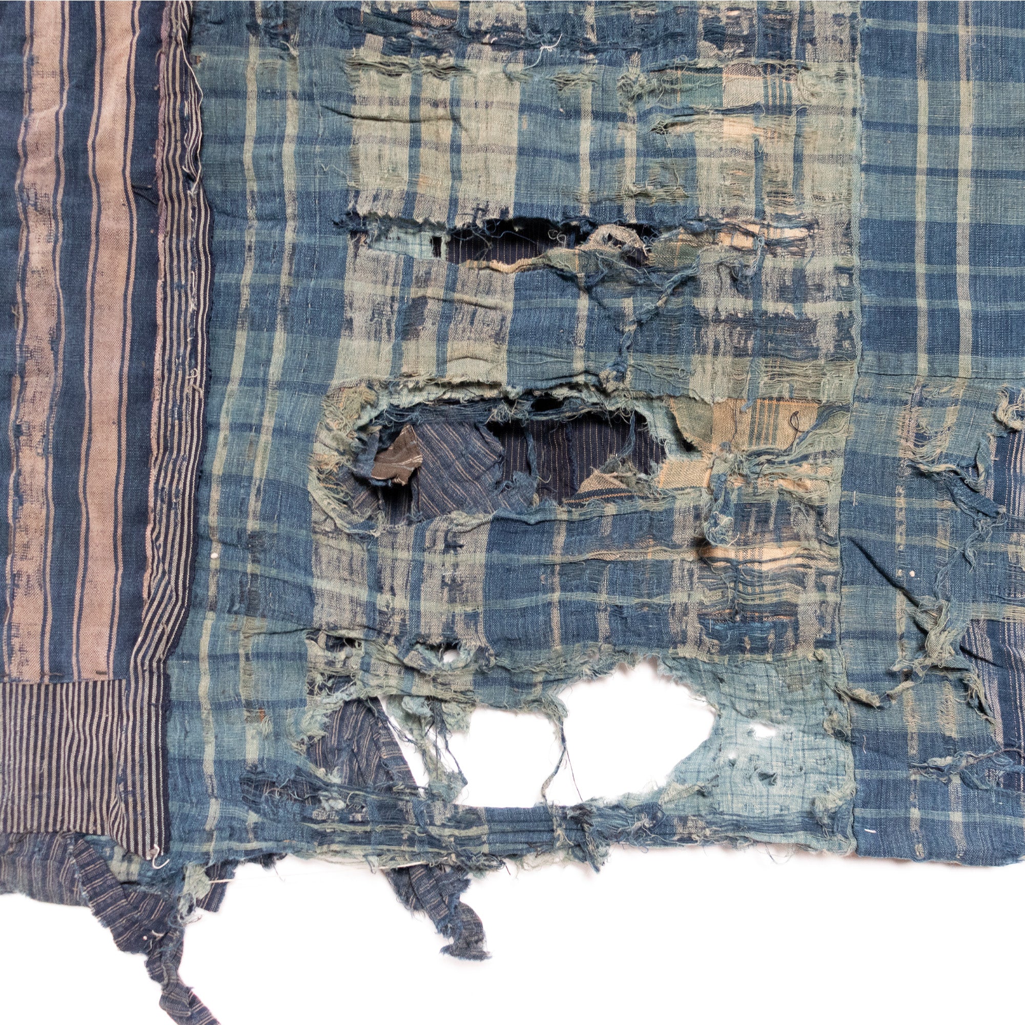 Boro Multilayer Blanket Made From Shima | Japanese Indigo