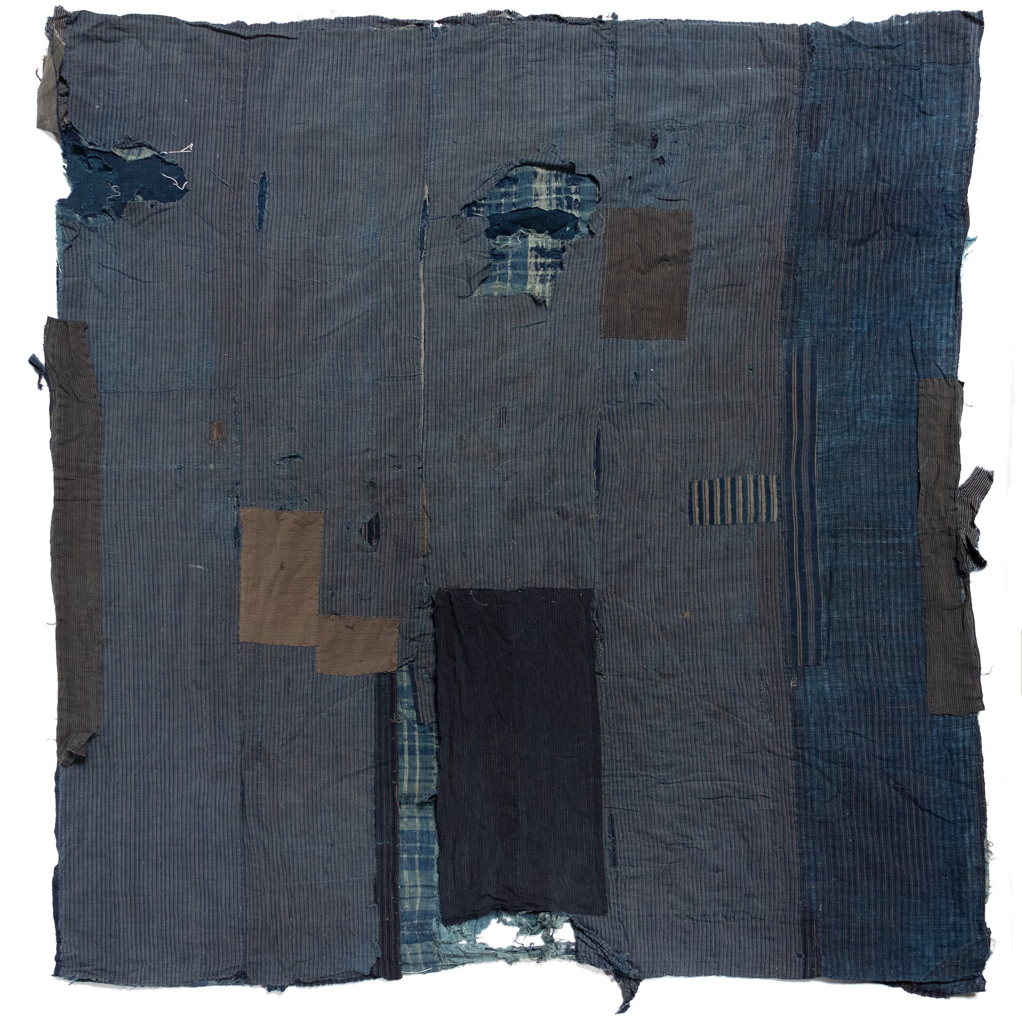 Boro Multilayer Blanket Made From Shima | Japanese Indigo