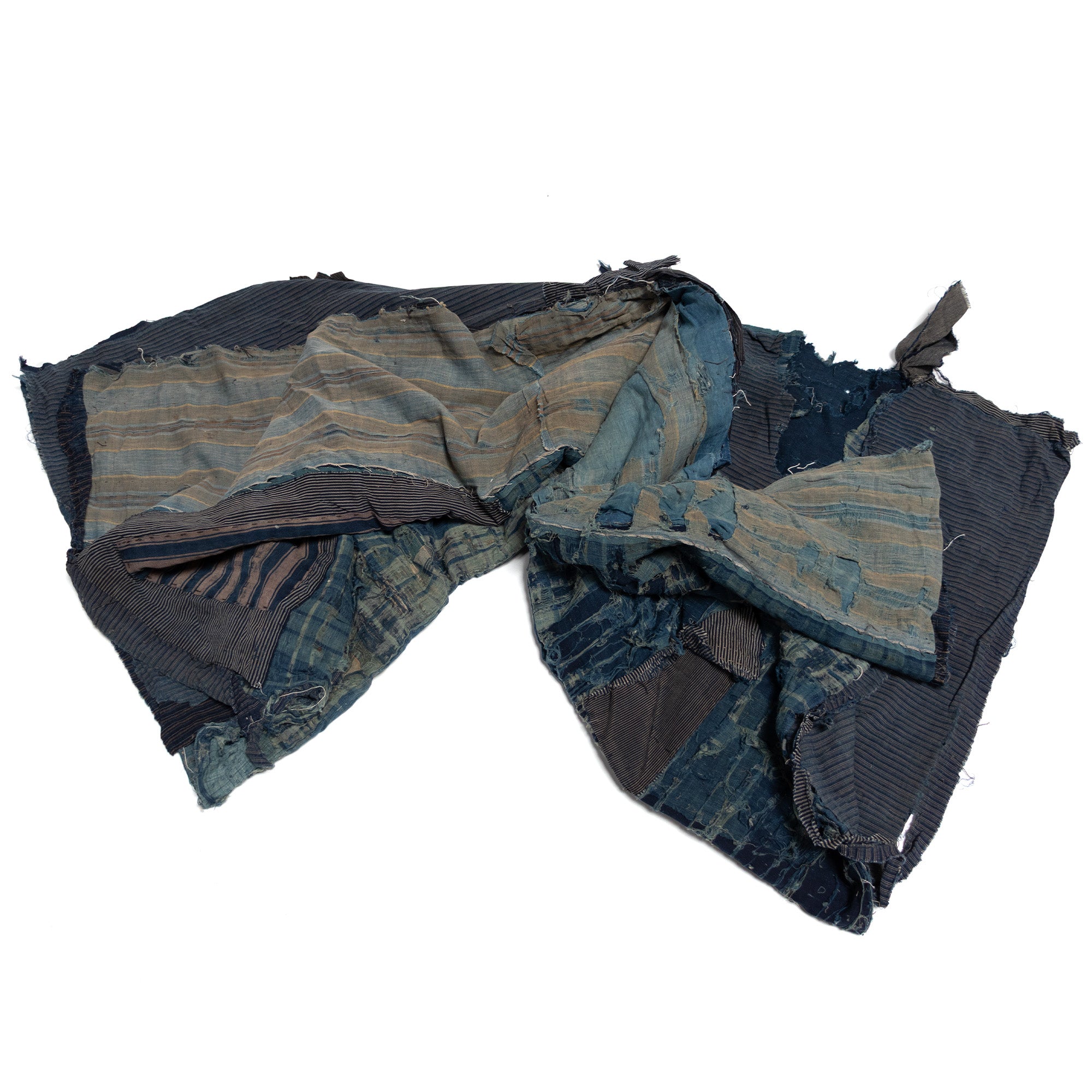 Boro Multilayer Blanket Made From Shima | Japanese Indigo