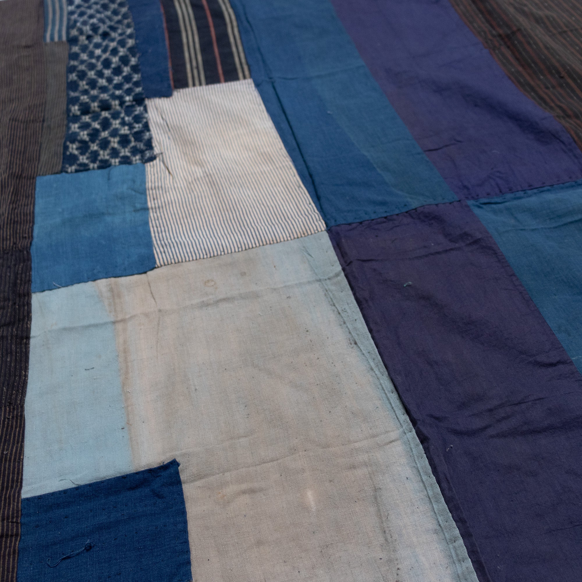 Boro Sheet Made From Shima | Japanese Indigo