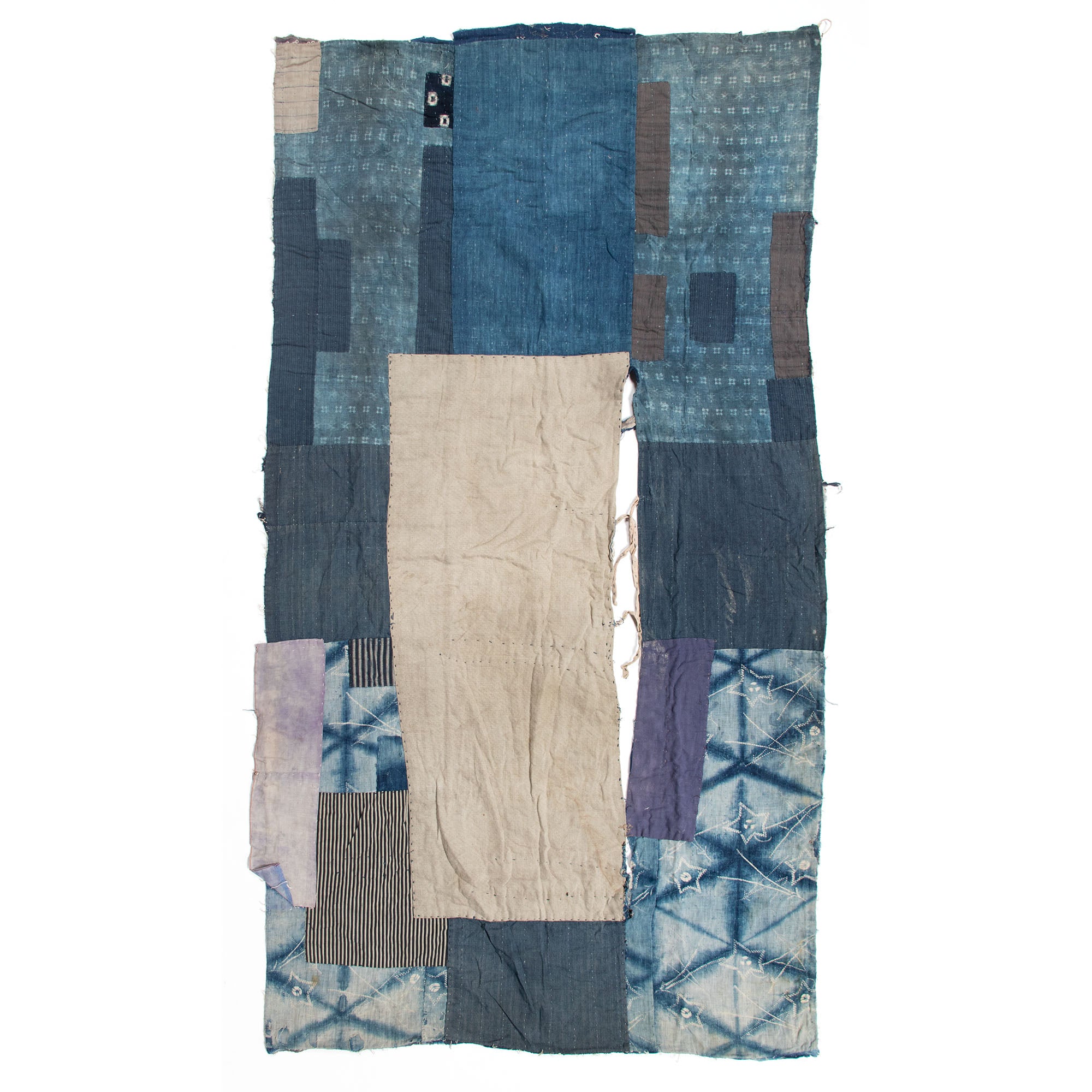 Boro & Sashiko Multilayer Blanket | Japanese Indigo Dyed Cotton