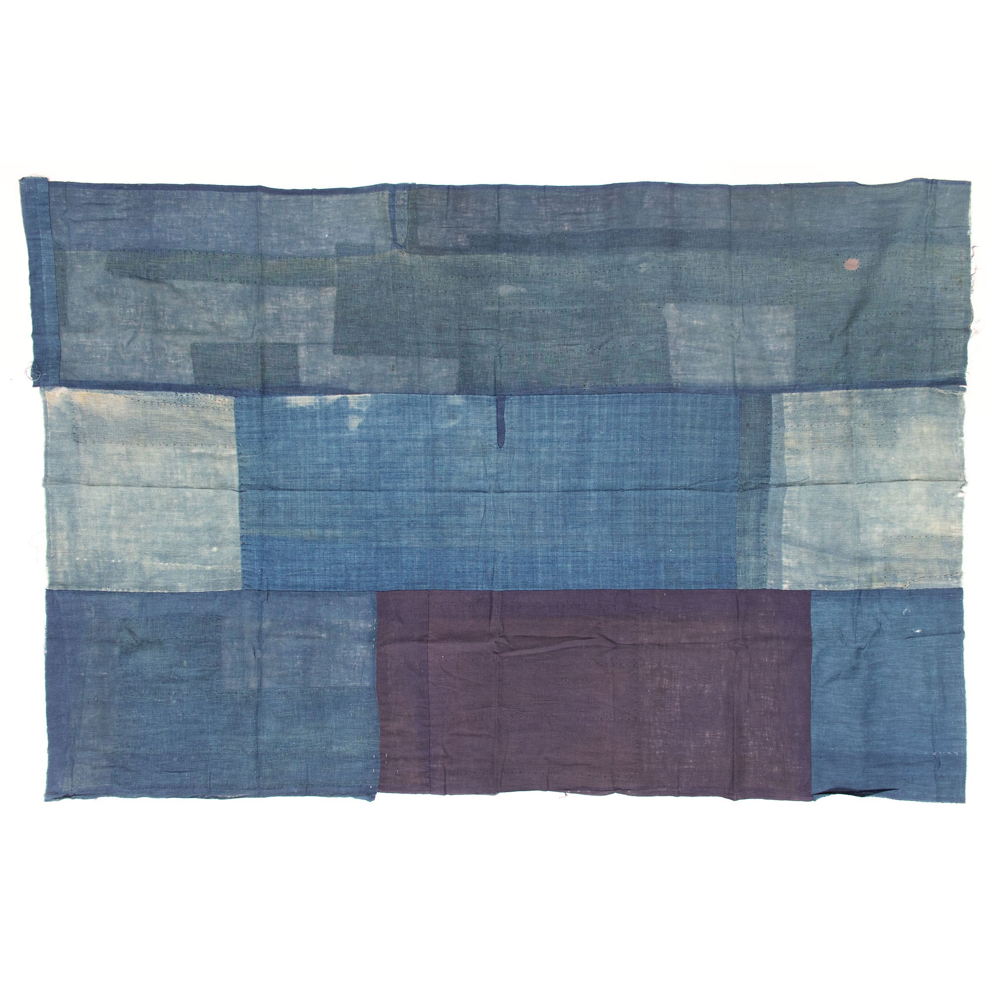Indigo Boro Sheet | Japanese Patchwork Textile