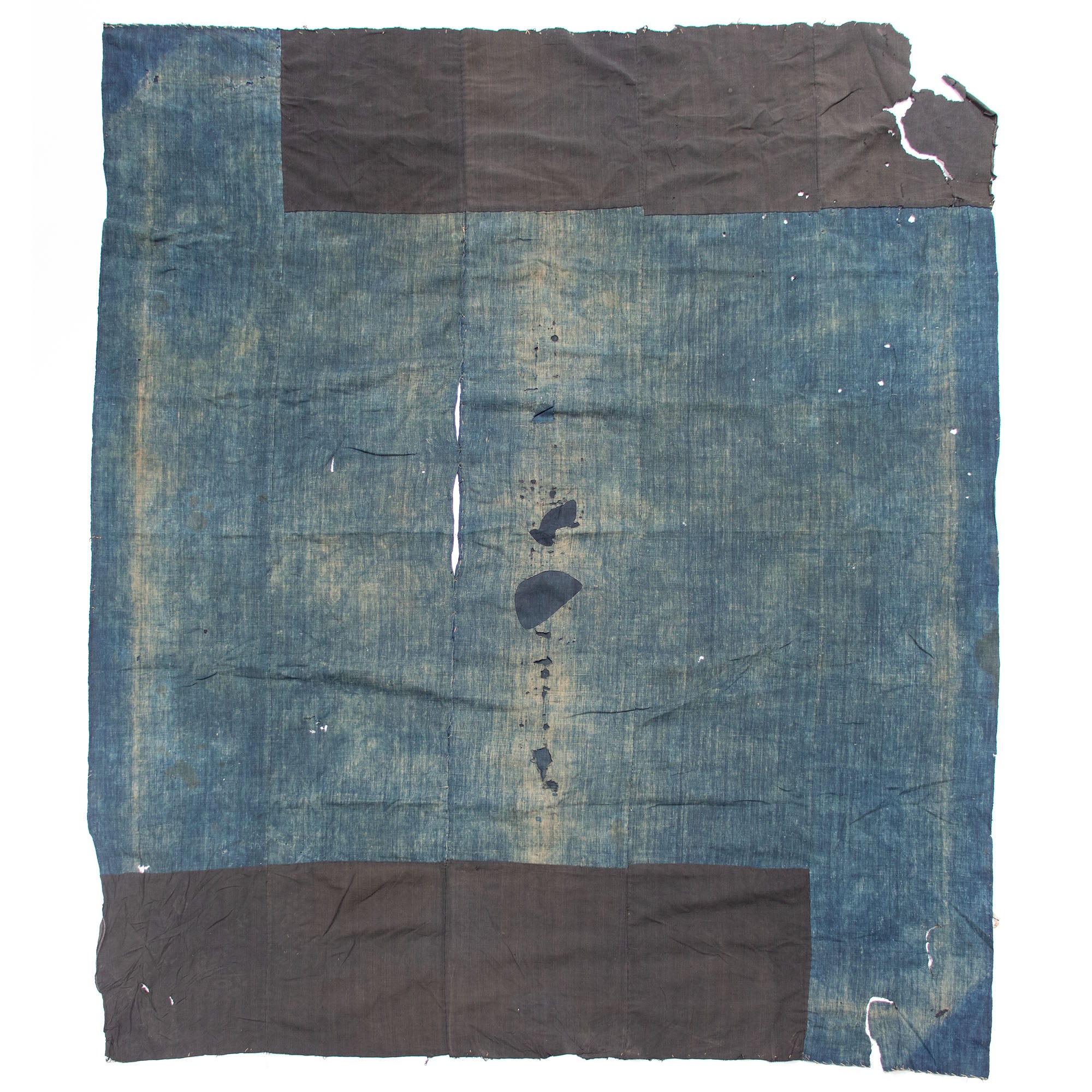 Indigo Boro Sheet | Japanese Patchwork Textile