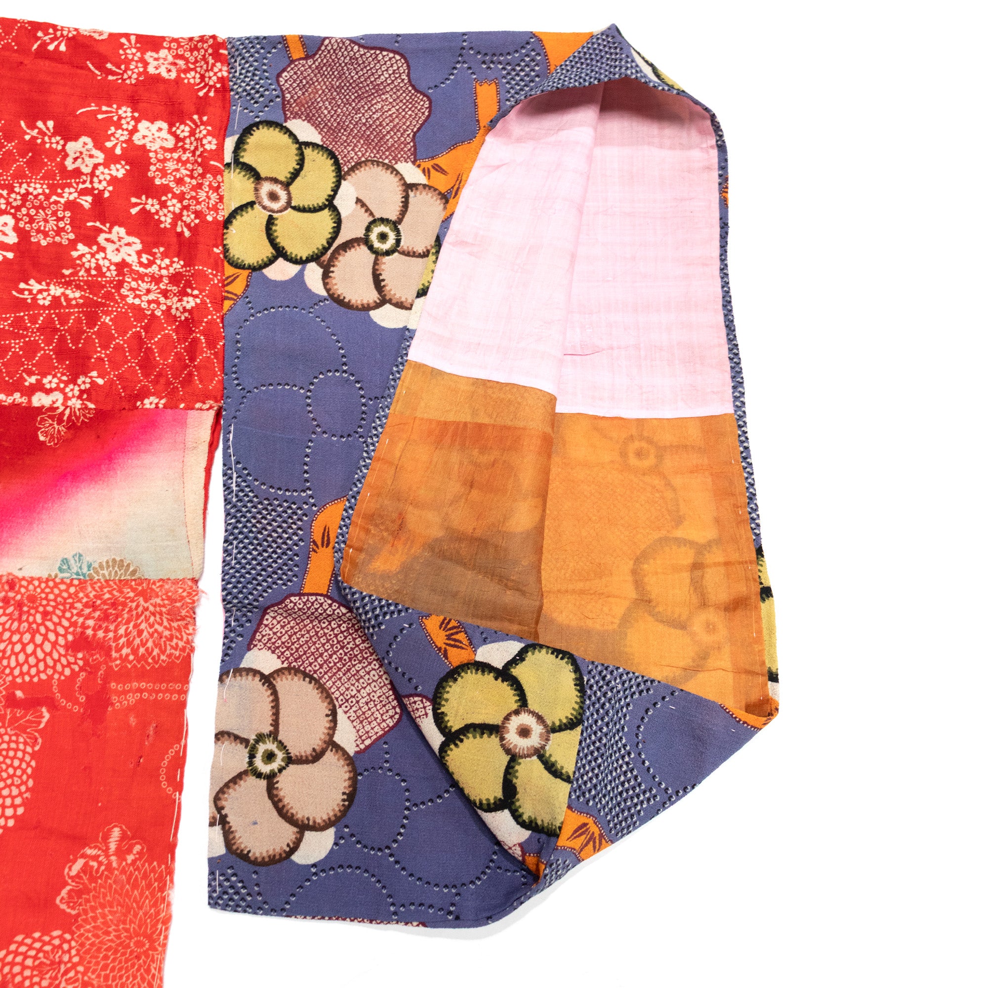 Yosegire Hanjuban with Katazome Silk