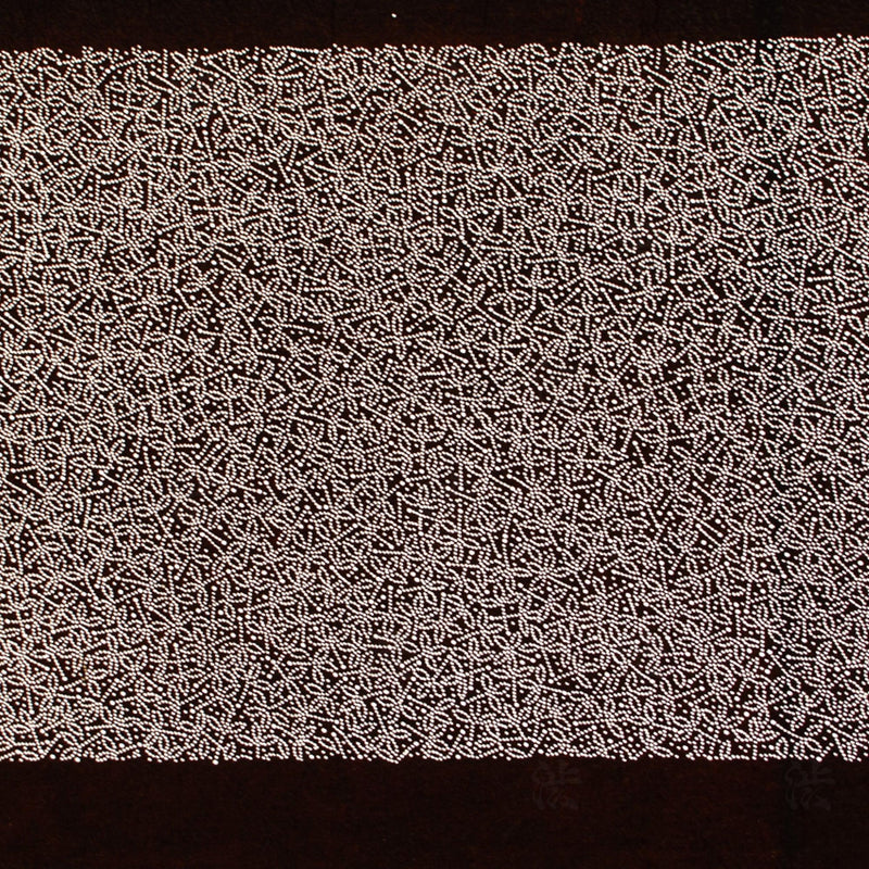 Hand Cut Edo Komon Katagami | Japanese Lacquered Paper Stencil