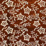 Meiji Floral Katagami | Japanese Lacquered Paper Stencil