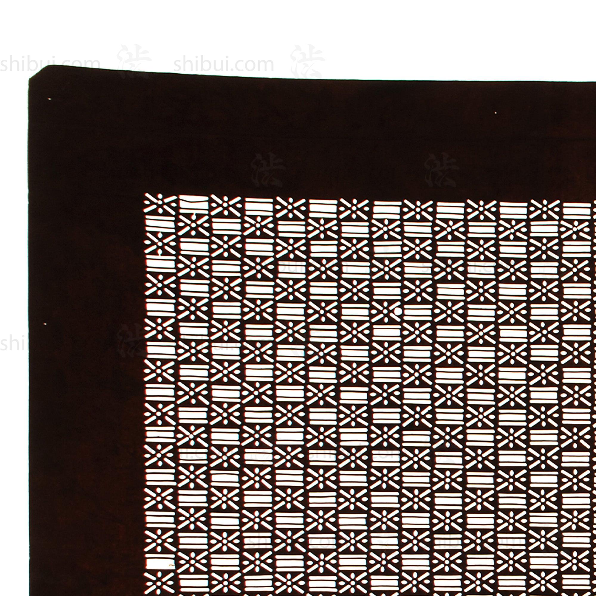 Edo Komon Katagami | Japanese Lacquered Paper Stencil