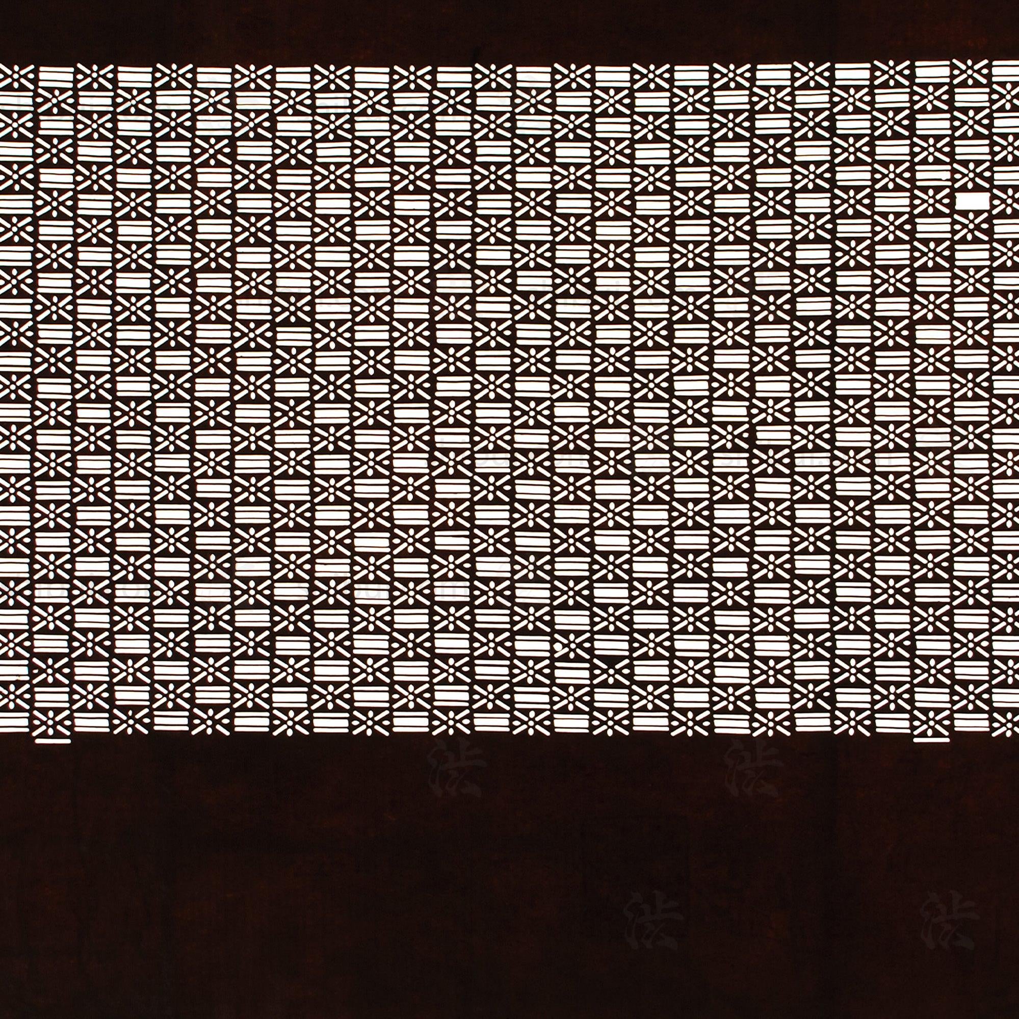 Edo Komon Katagami | Japanese Lacquered Paper Stencil