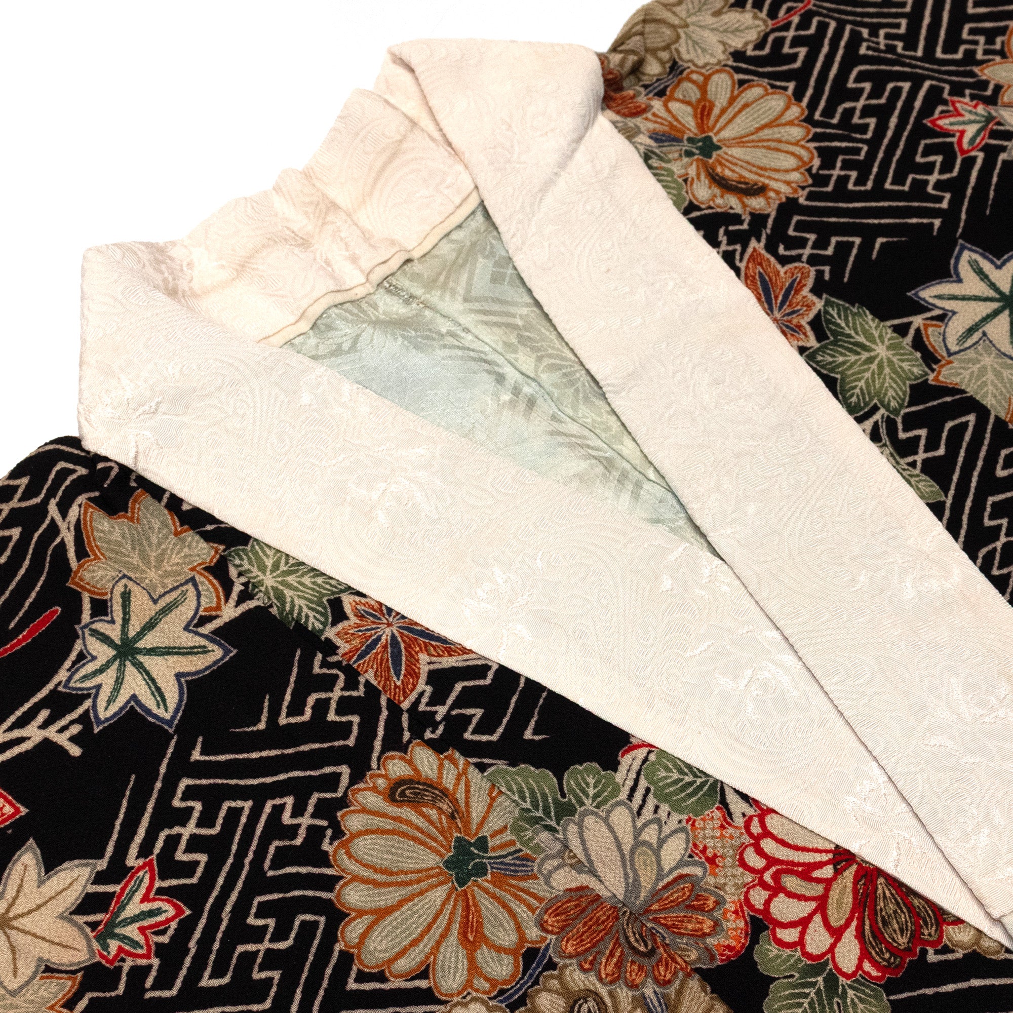 Chirimen Women's Juban | Taisho Era