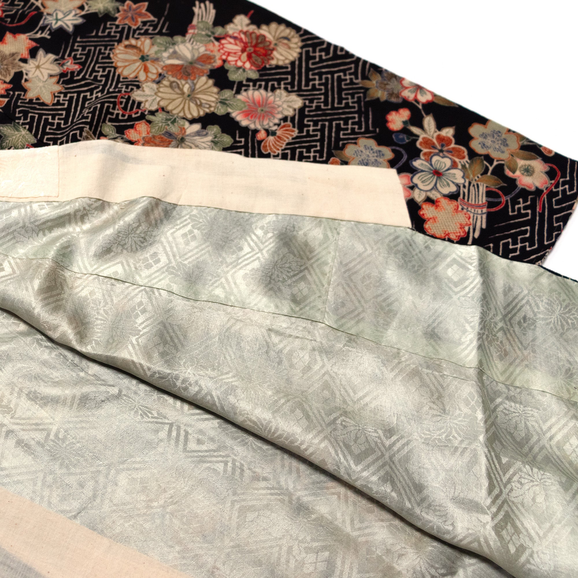 Chirimen Women's Juban | Taisho Era