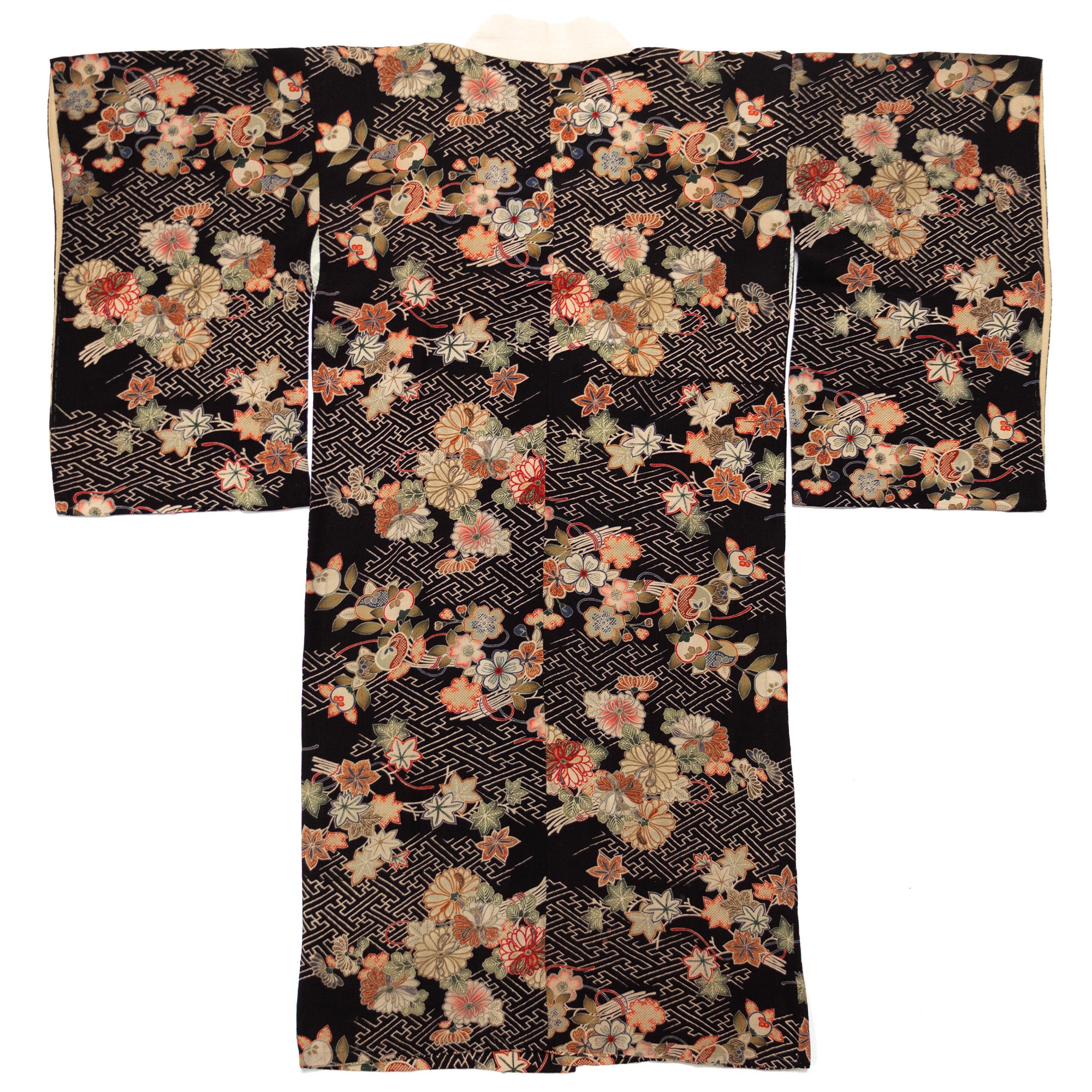Chirimen Women's Juban | Taisho Era
