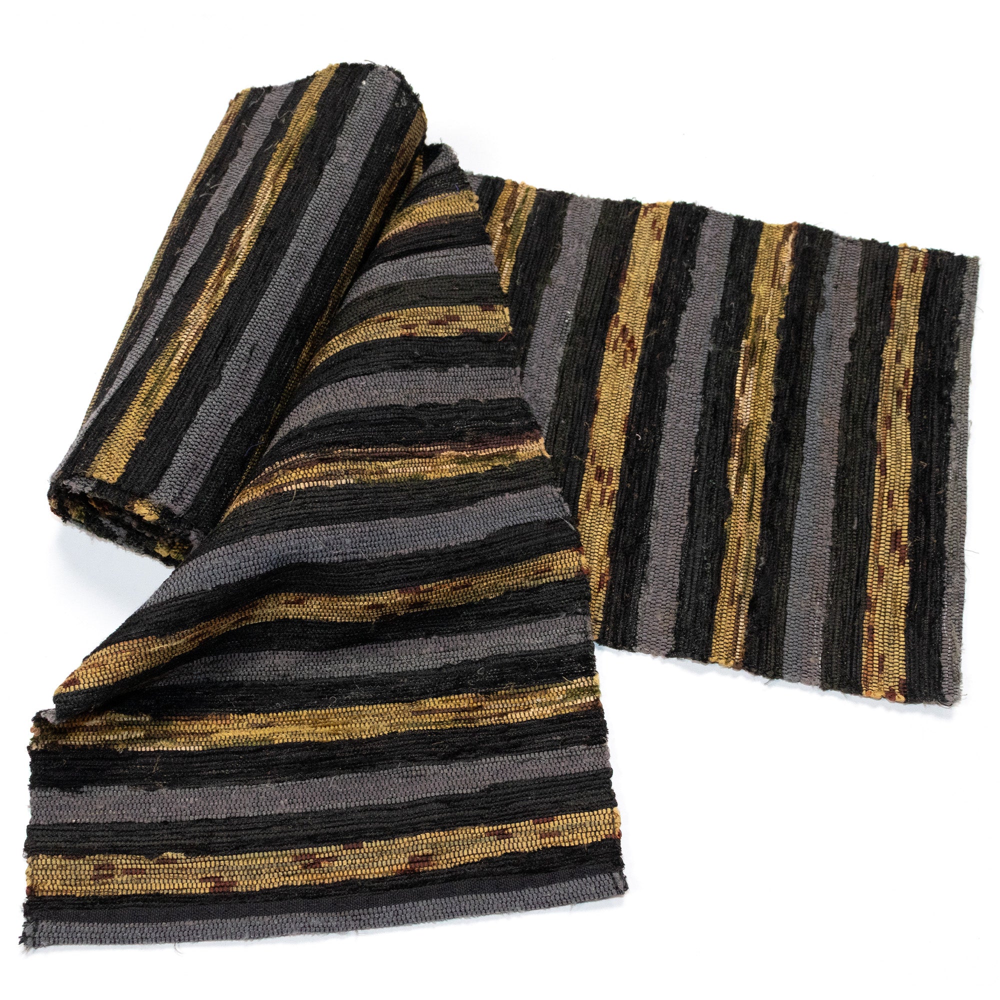 Sakiori Obi | Recycled Silk Upcycled Ragweave Belt