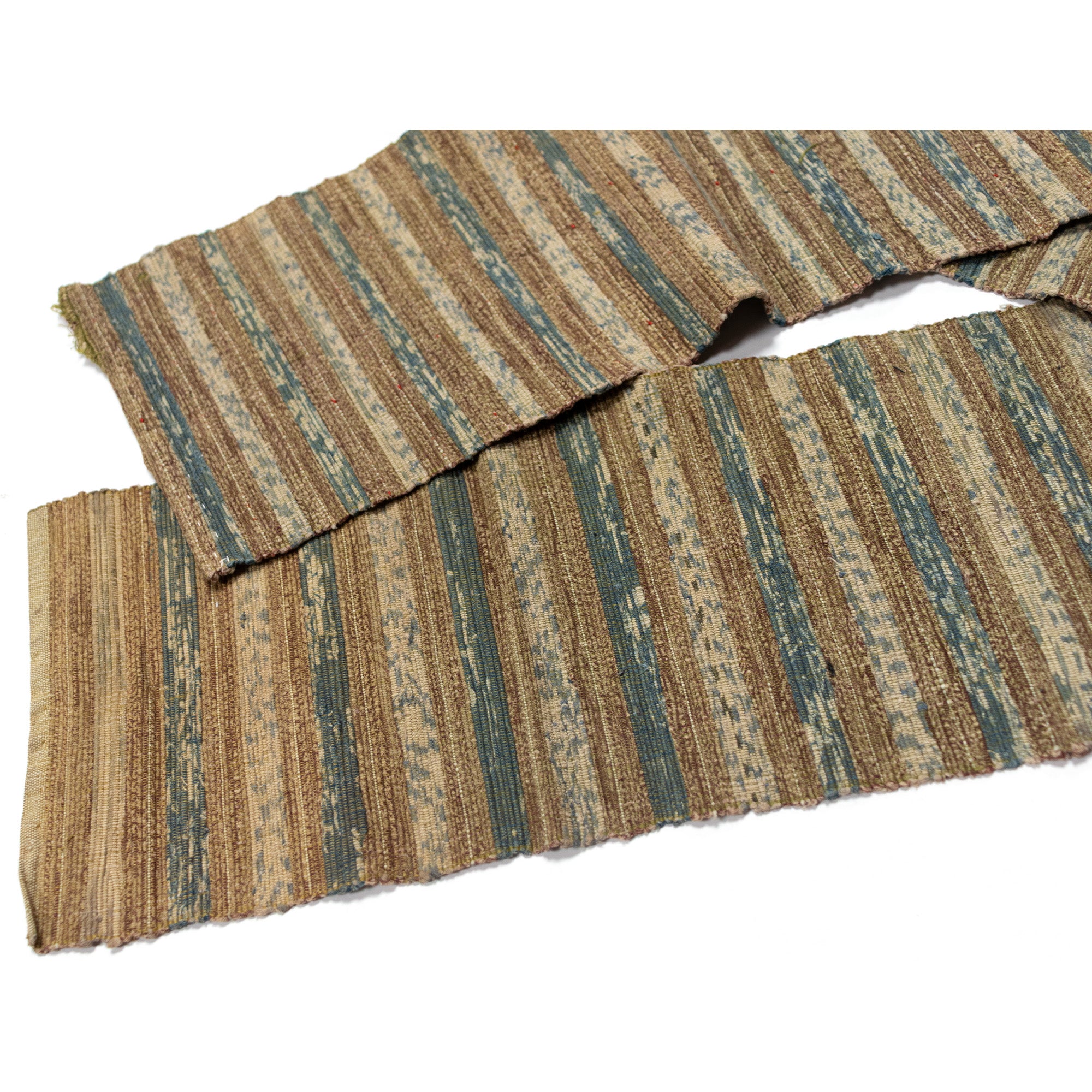 Sakiori Obi | Recycled Silk Upcycled Ragweave Belt