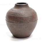 Vintage Cast Iron Japanese Vase