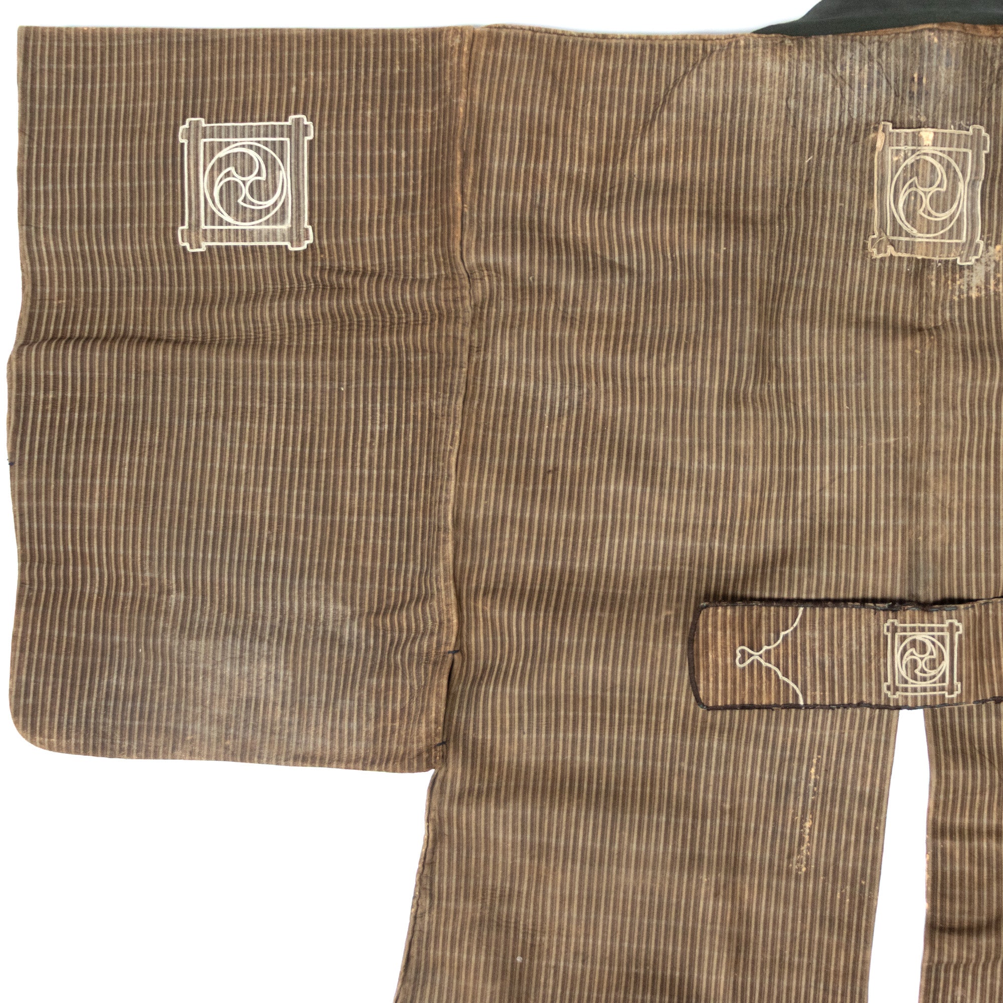 Inden Kawabaori Beautiful Reversable Doeskin Fireman's Coat & Muneate Set
