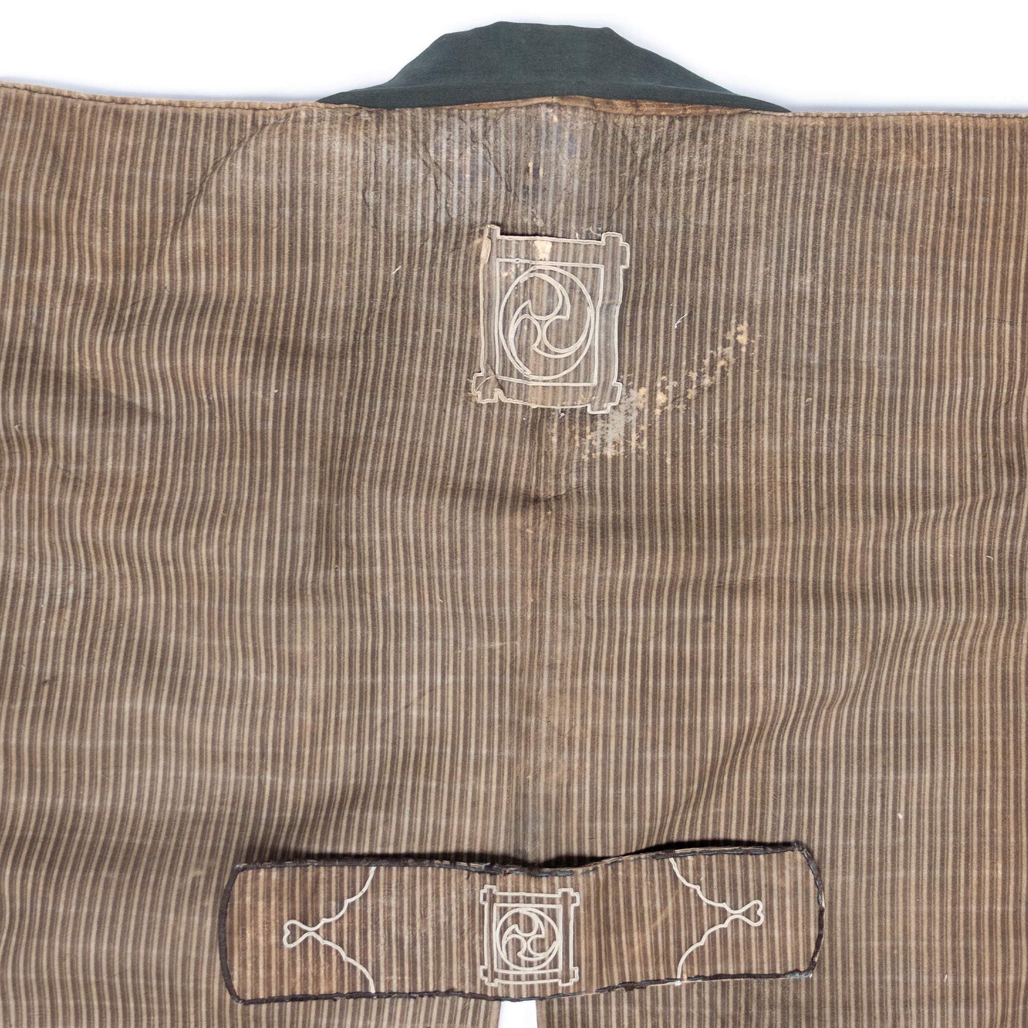 Inden Kawabaori Beautiful Reversable Doeskin Fireman's Coat & Muneate Set