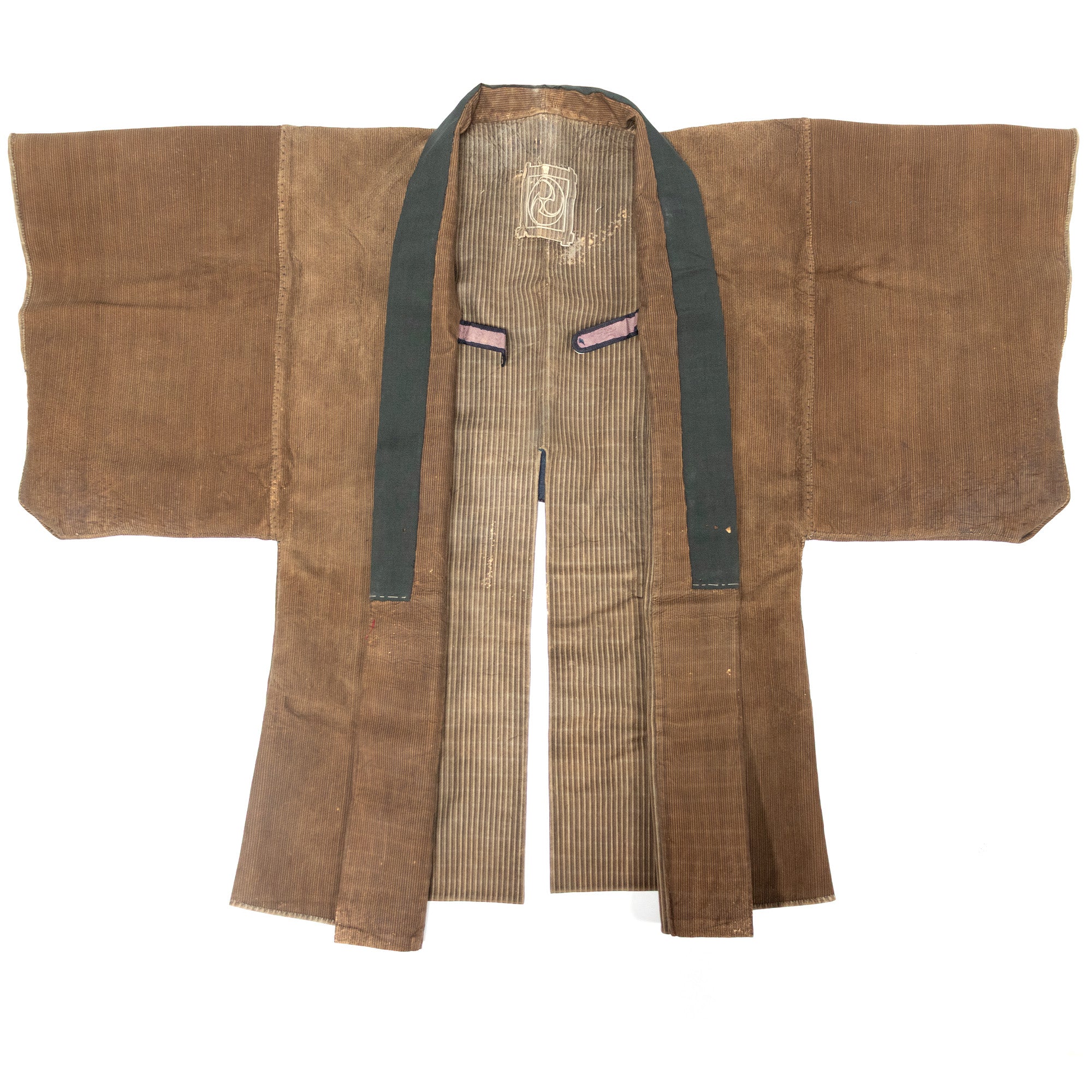 Inden Kawabaori Beautiful Reversable Doeskin Fireman's Coat & Muneate Set