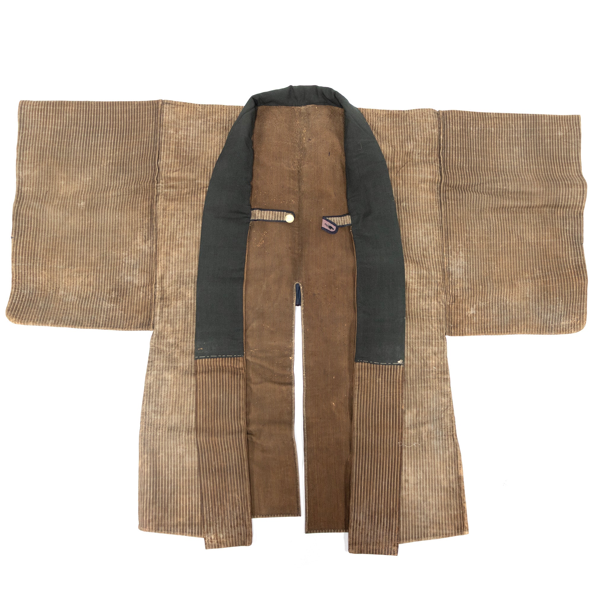 Inden Kawabaori Beautiful Reversable Doeskin Fireman's Coat & Muneate Set