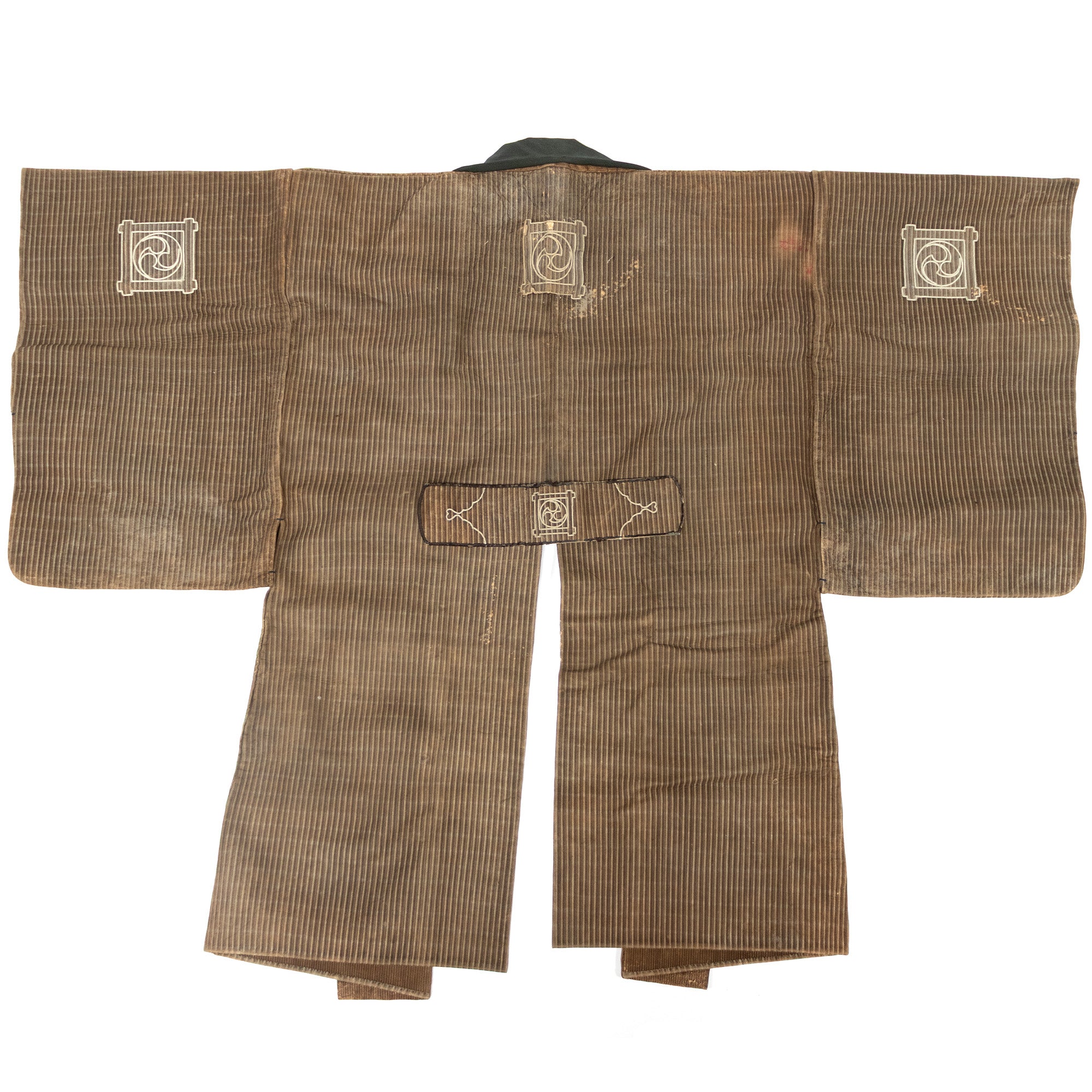 Inden Kawabaori Beautiful Reversable Doeskin Fireman's Coat & Muneate Set