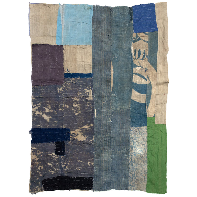 Antique Boro Sheet | Japanese Indigo