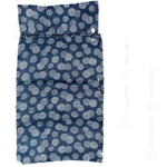 Spiral Katazome Textile Fragment | Japanese Indigo