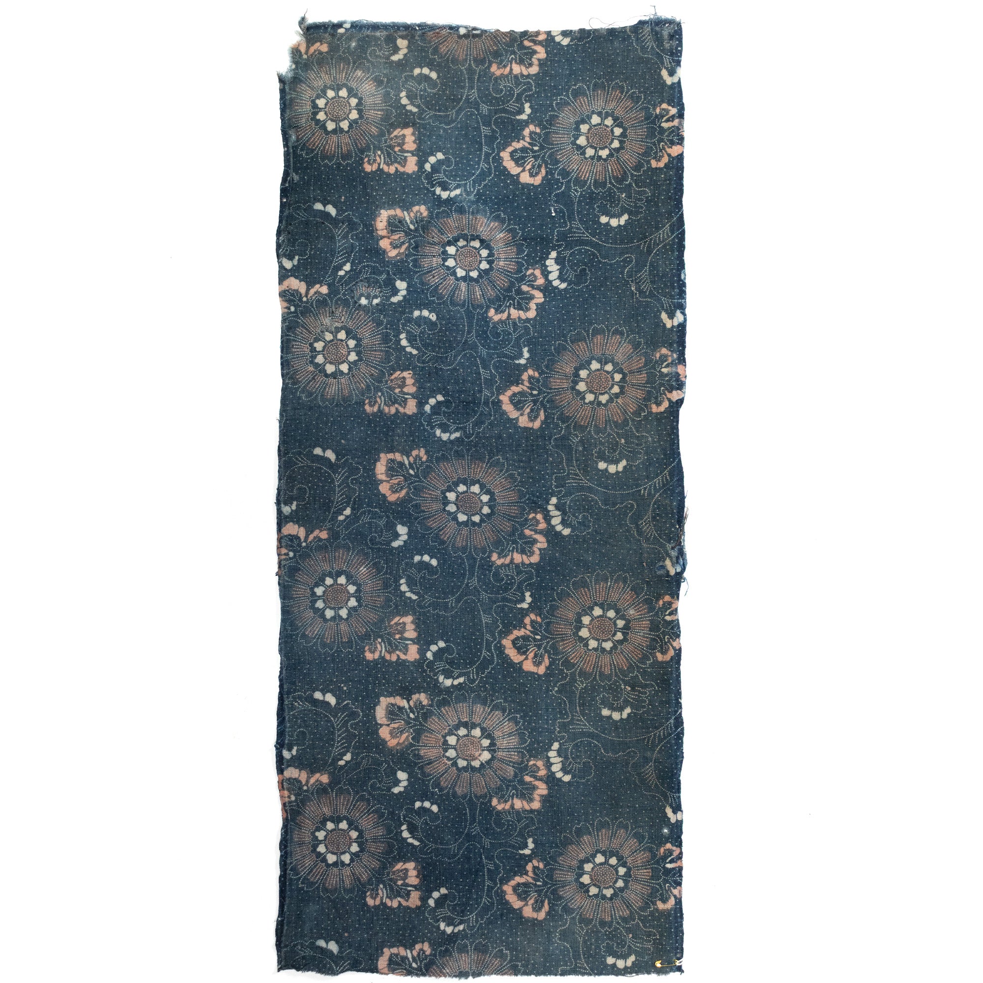 Japanese Katazome Textile Fragment