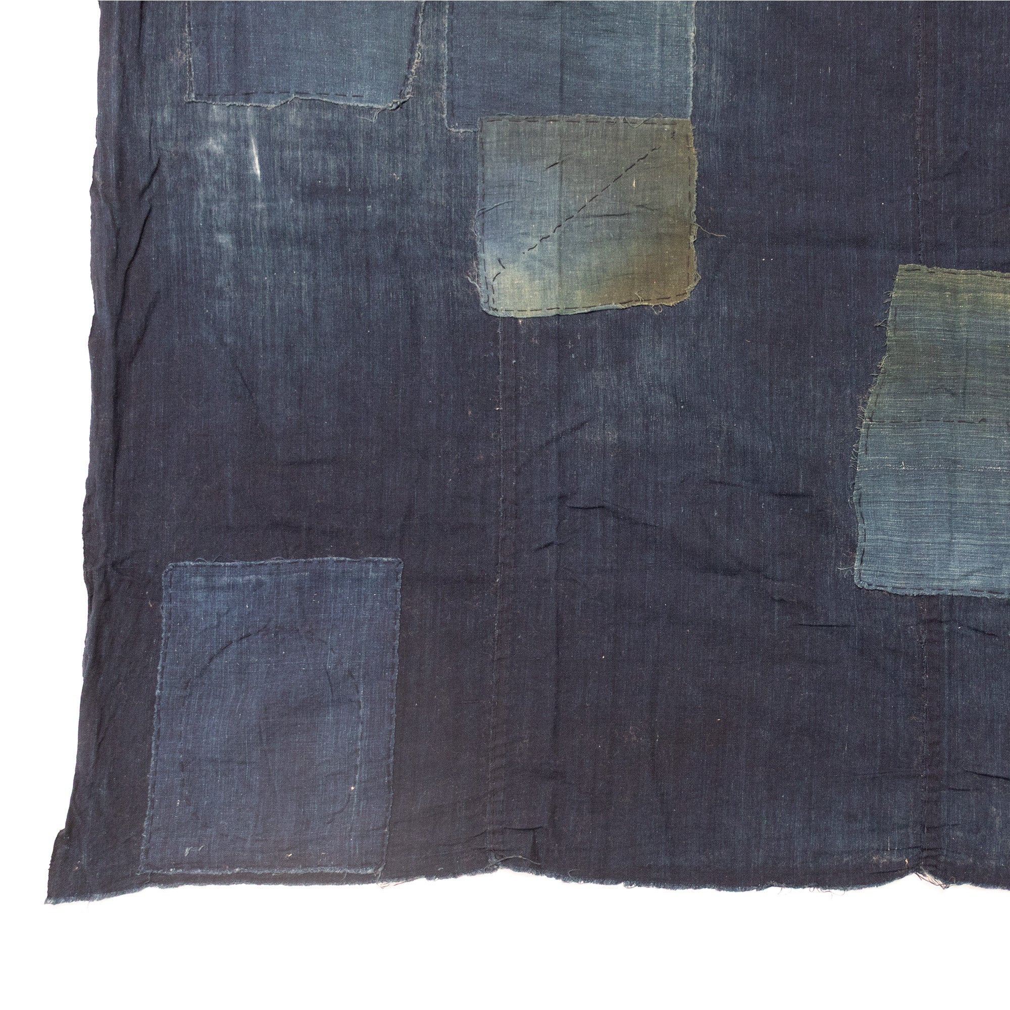 Boro 5 Panel Sheet | Japanese Indigo