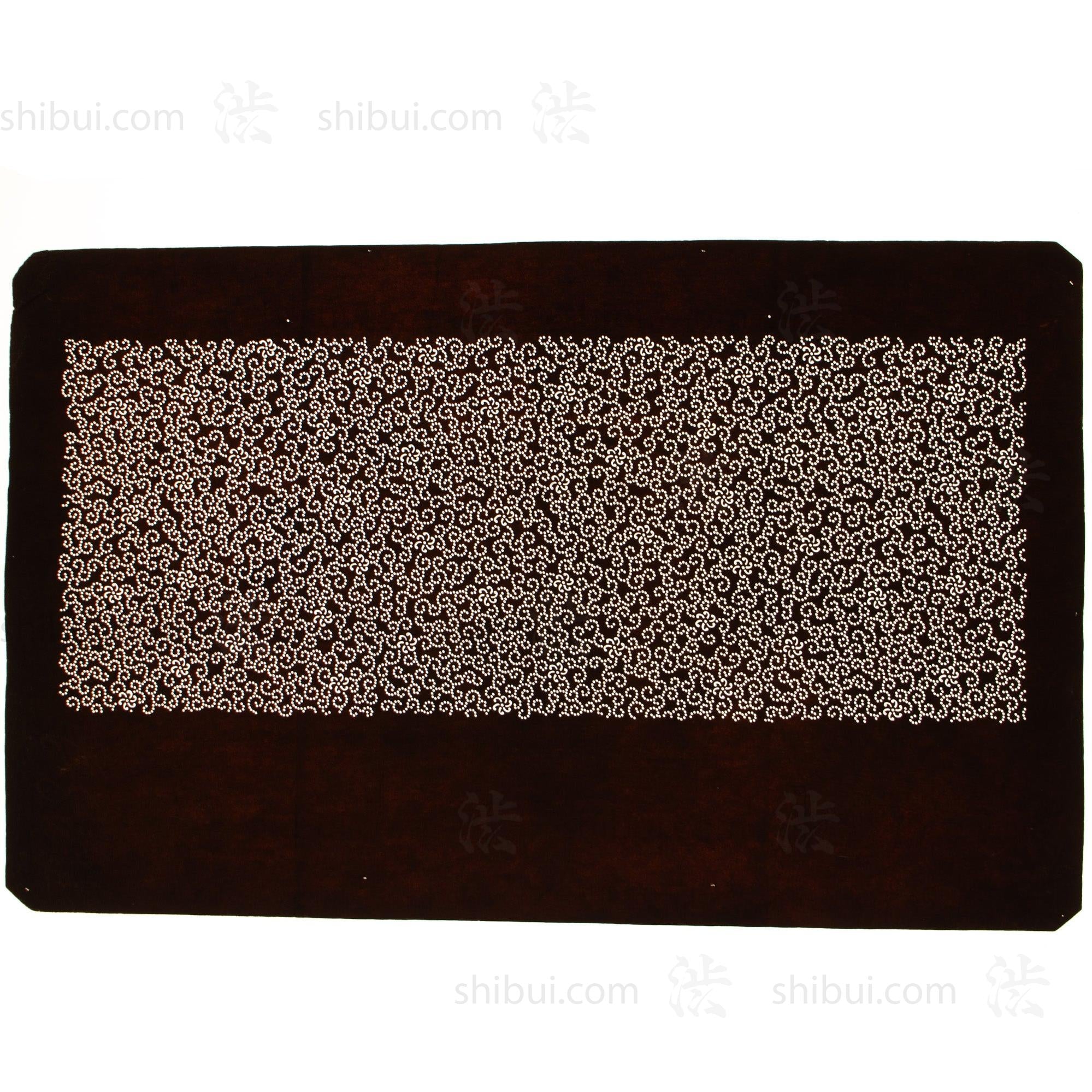 Shogi Edo Komon Katagami | Japanese Lacquered Paper Stencil