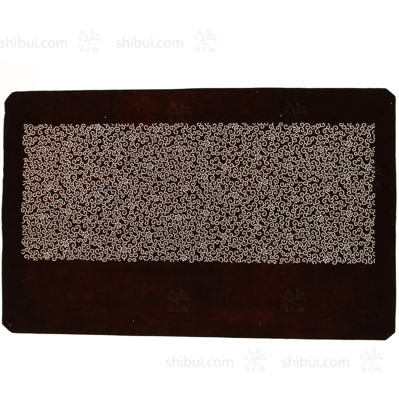 Shogi Edo Komon Katagami | Japanese Lacquered Paper Stencil