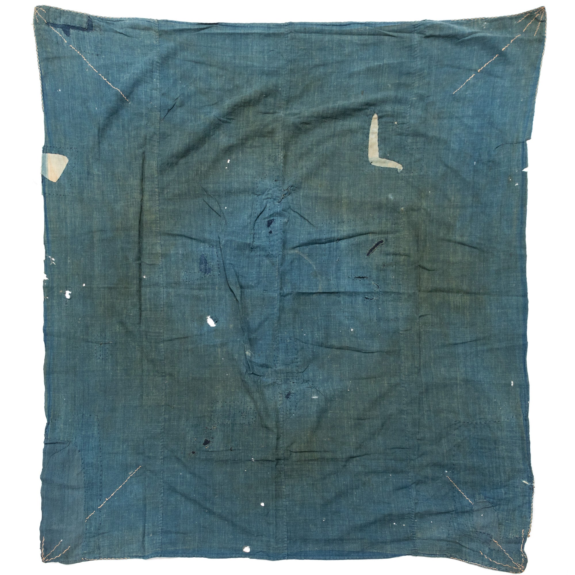 Boro 4 Panel Furoshiki | Japanese Indigo