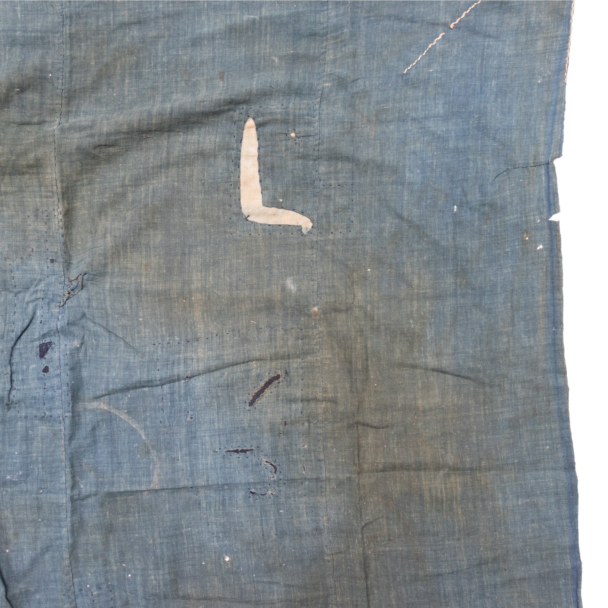 Boro 4 Panel Furoshiki | Japanese Indigo