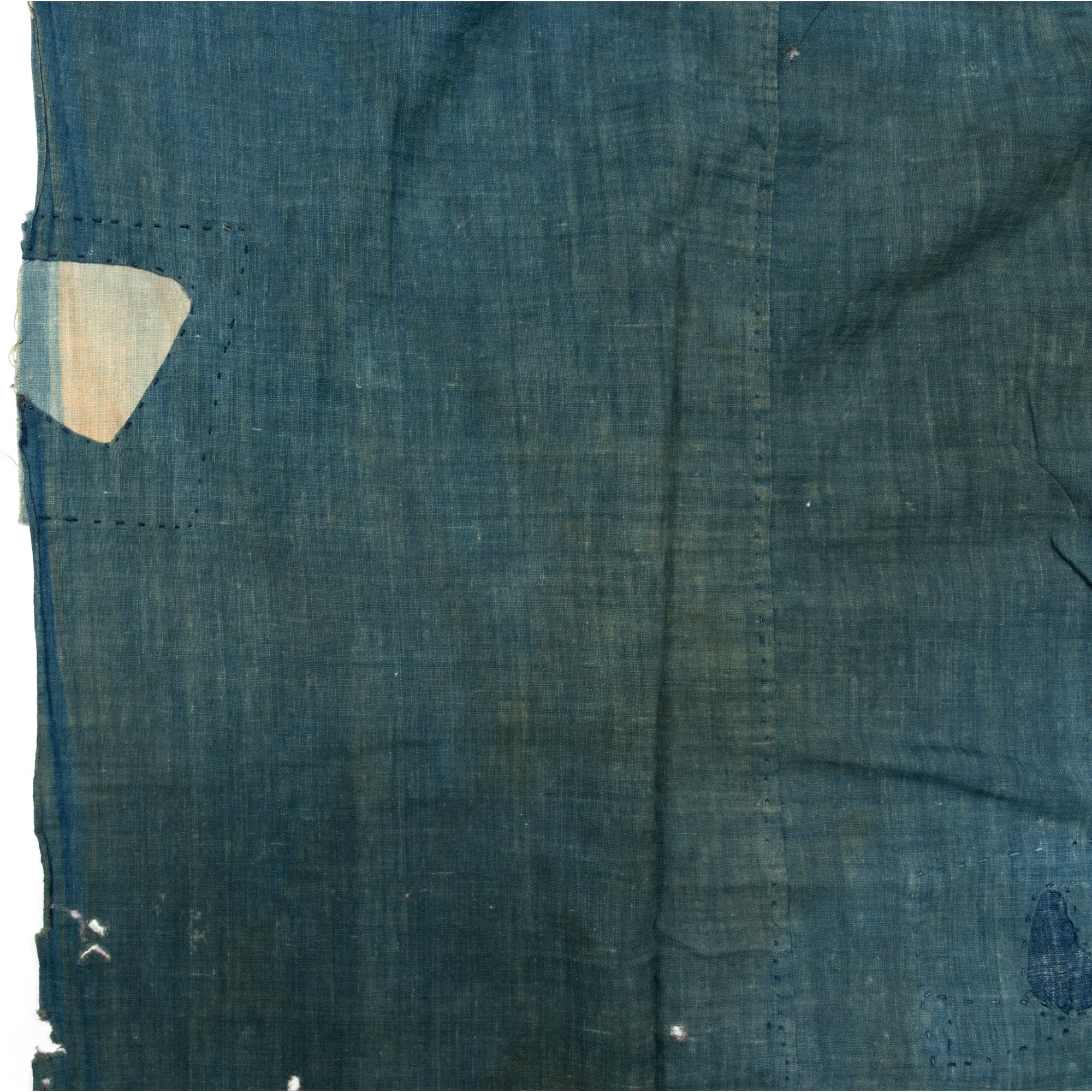 Boro 4 Panel Furoshiki | Japanese Indigo