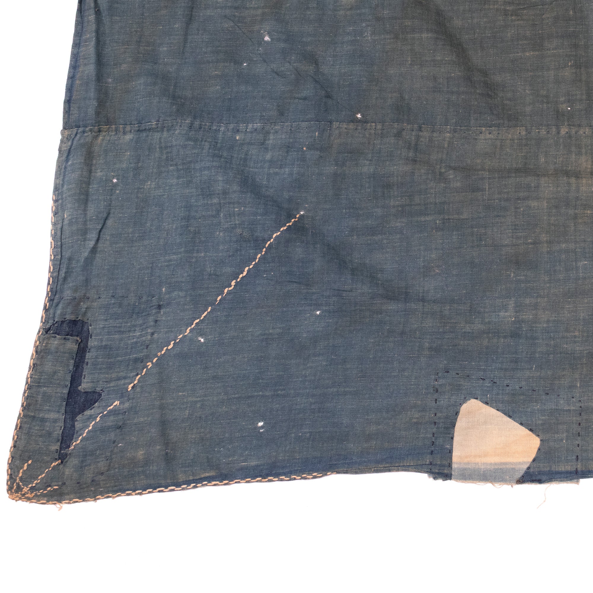 Boro 4 Panel Furoshiki | Japanese Indigo