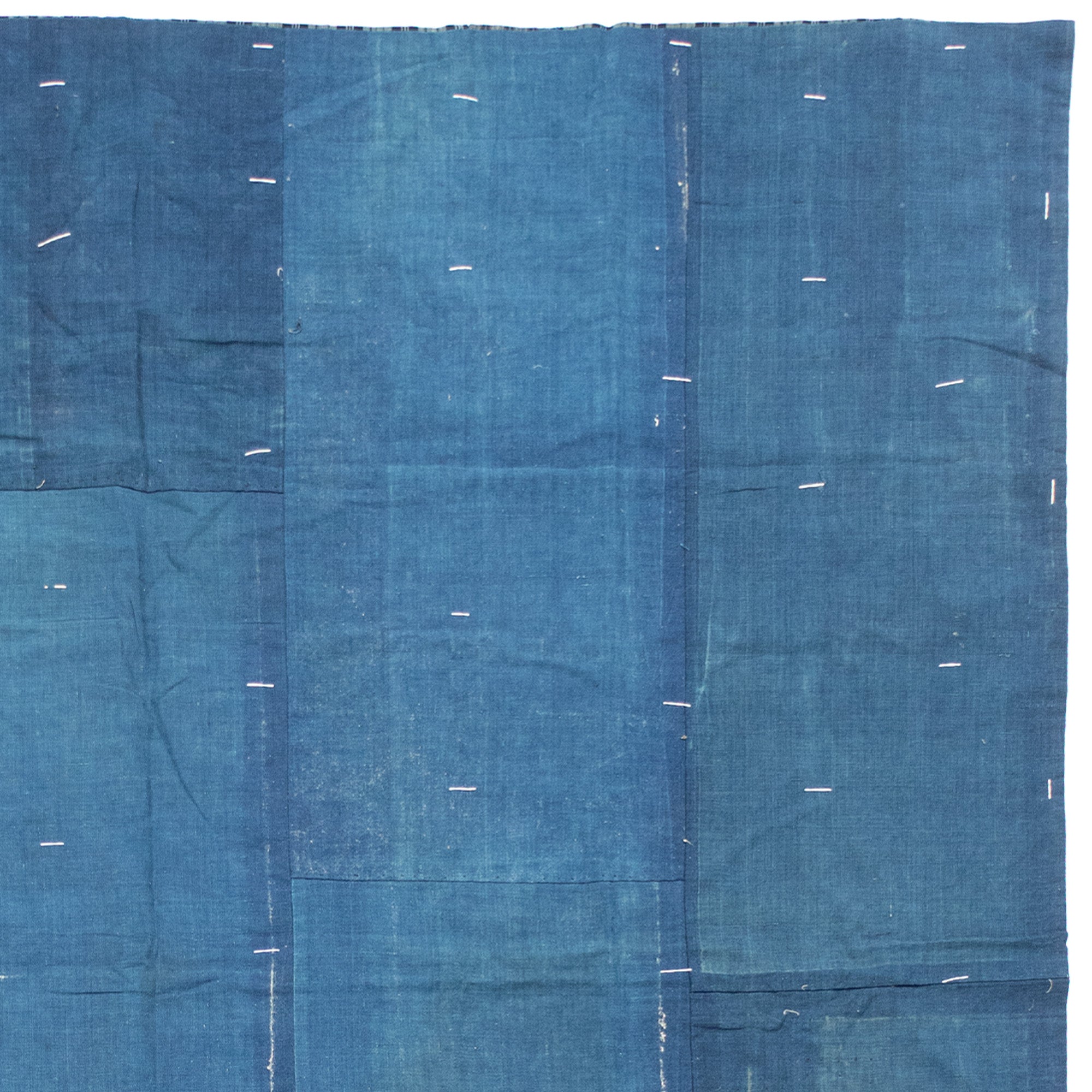 Shima Boro Multilayer Blanket | Japanese Indigo