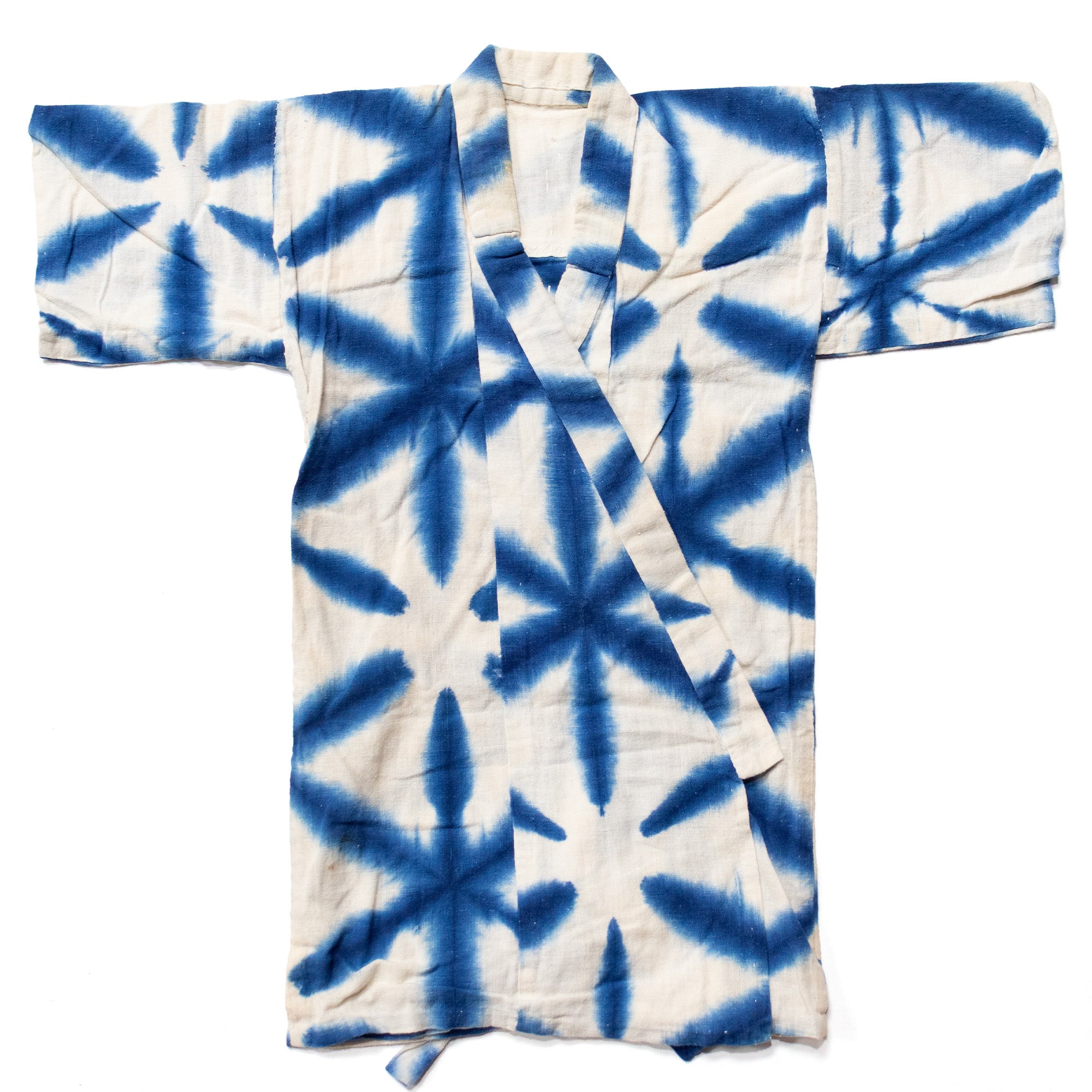 Child's Snowflake Shibori Kimono Coat