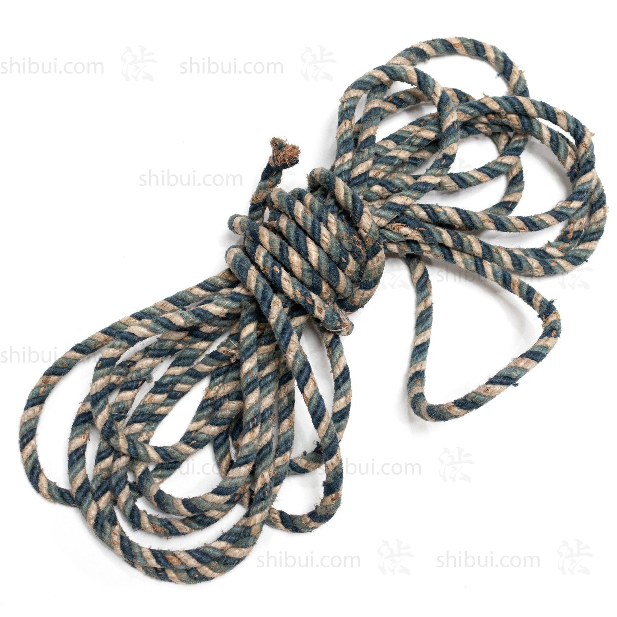 Indigo Cotton Reinforced Straw Rope