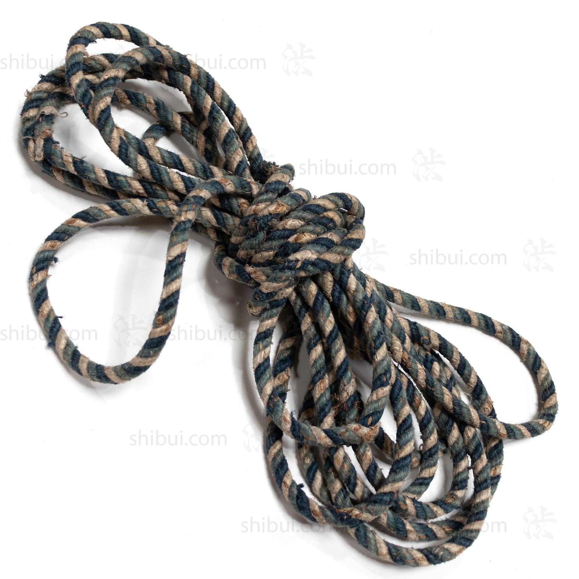 Indigo Cotton Reinforced Straw Rope