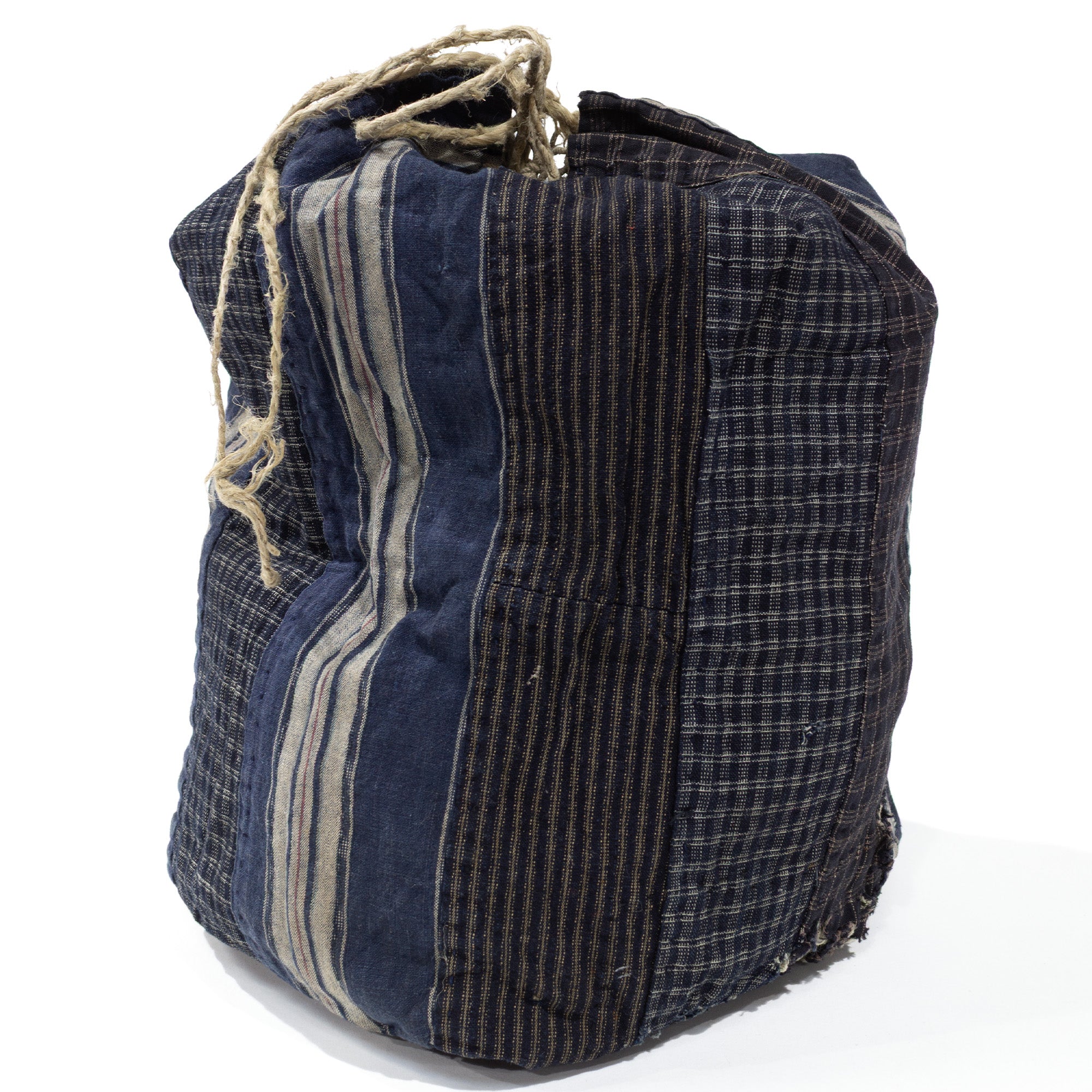 Komebukuro - Japanese Patchwork Indigo Rice Bag