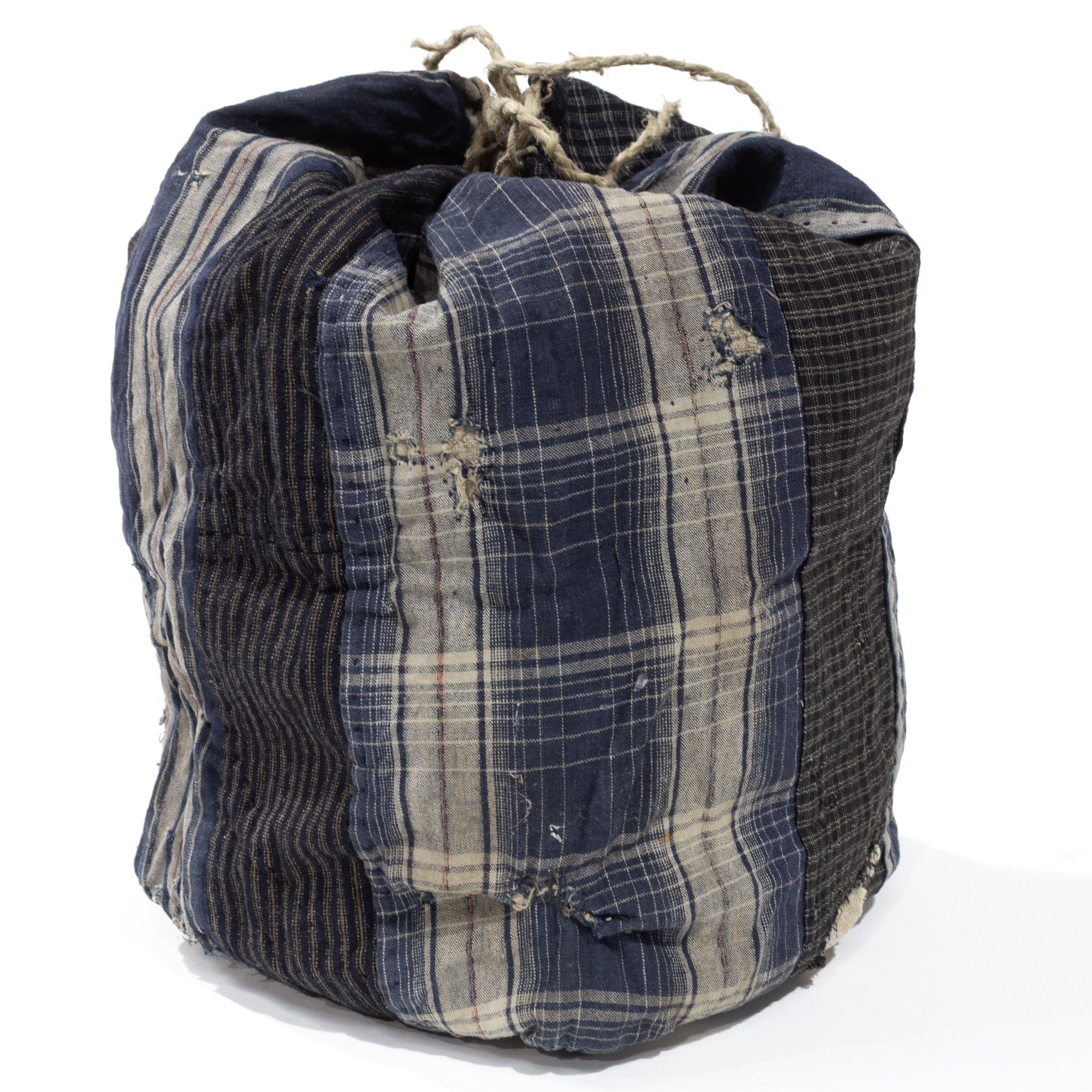 Komebukuro - Japanese Patchwork Indigo Rice Bag