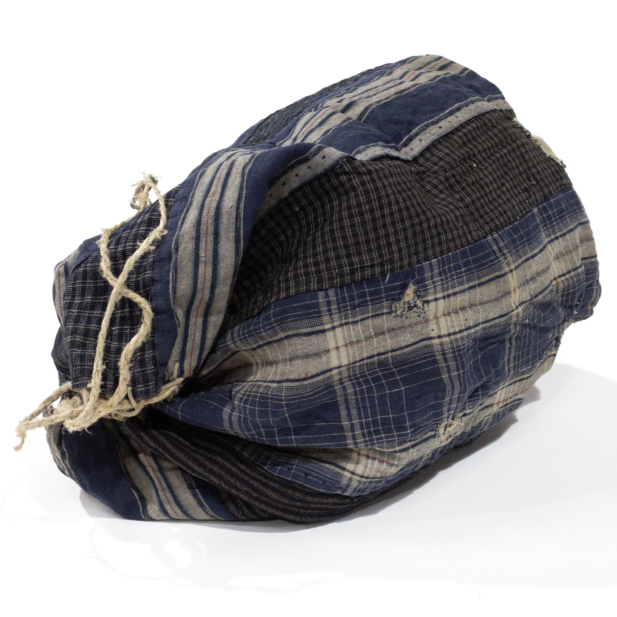 Komebukuro - Japanese Patchwork Indigo Rice Bag