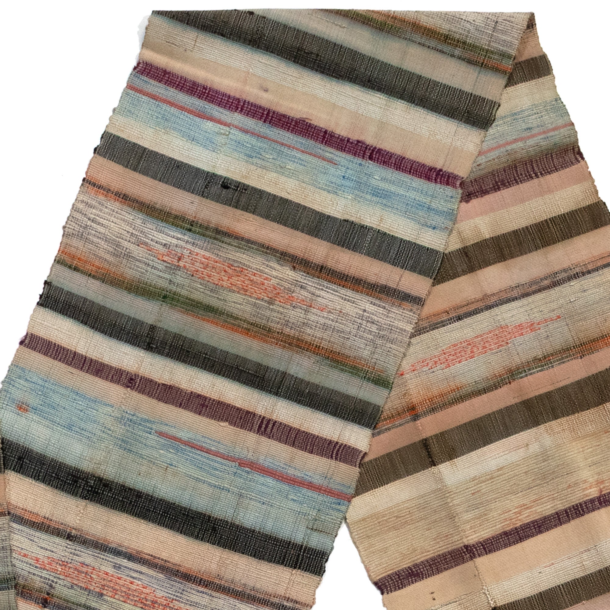 Sakiori Obi | Recycled Silk Upcycled Ragweave Belt