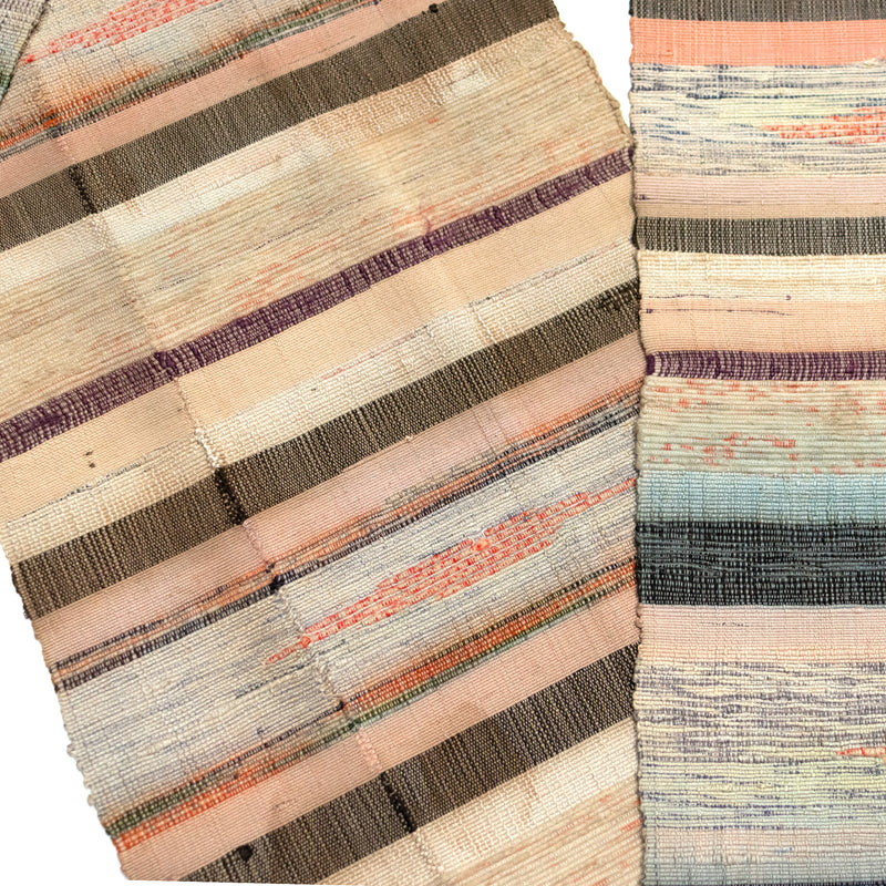 Sakiori Obi | Recycled Silk Upcycled Ragweave Belt