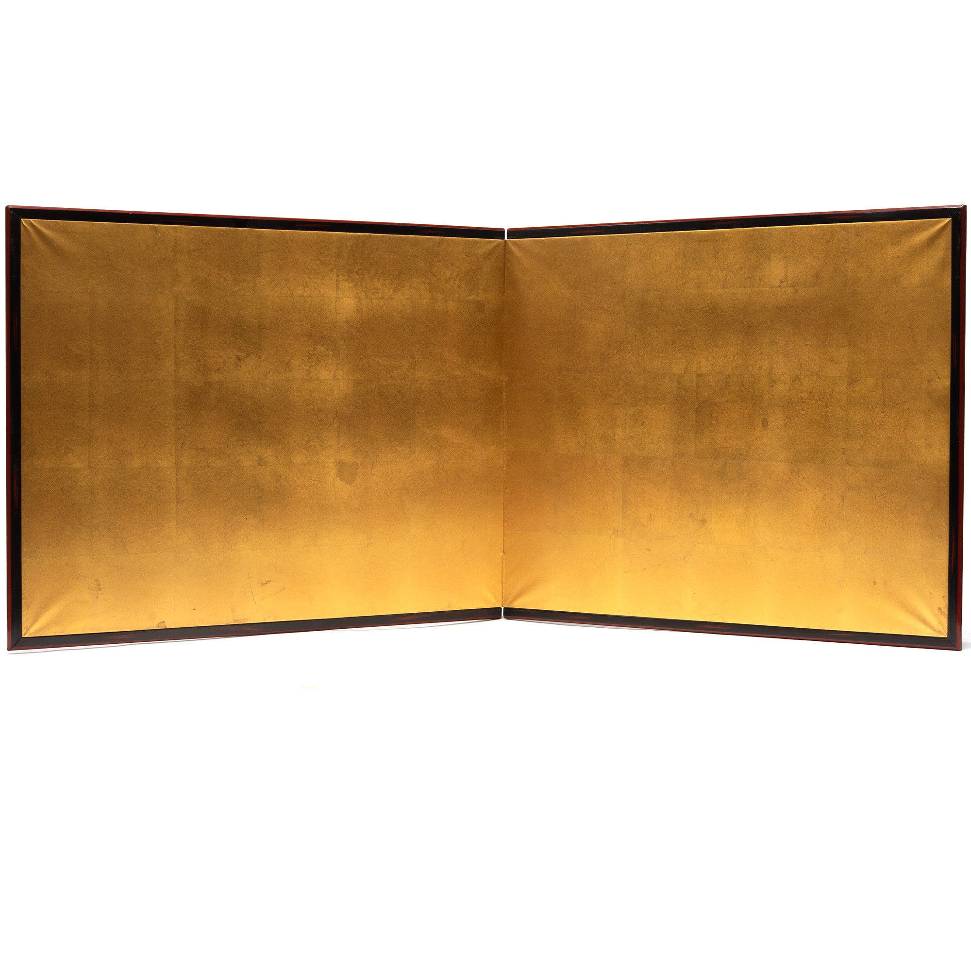 Gold Leaf Furosaki Byobu | Japanese Folding Screen Panel